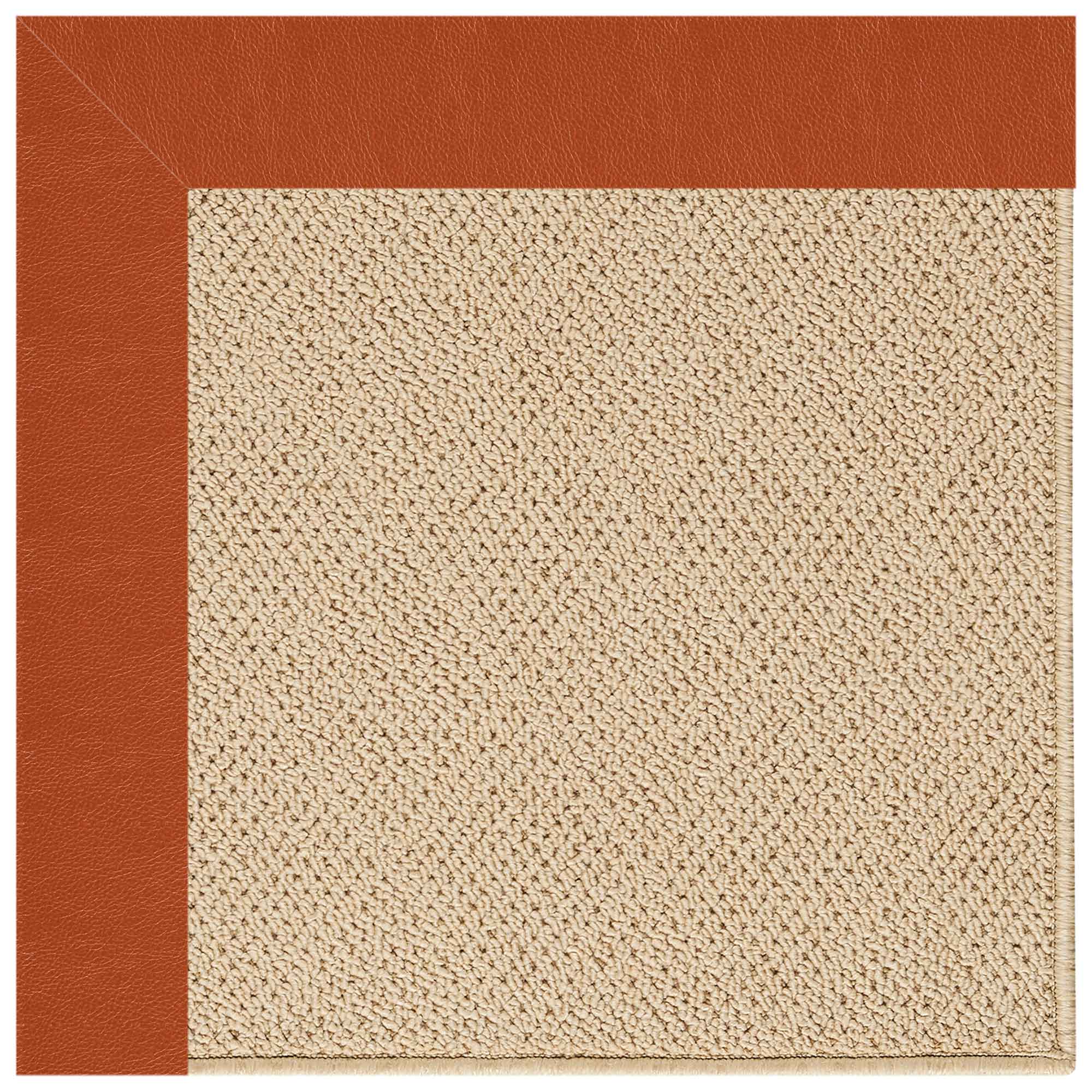 Creative Concepts-Cane Wicker Classic Persimmon Indoor/Outdoor Bordere Rectangle image