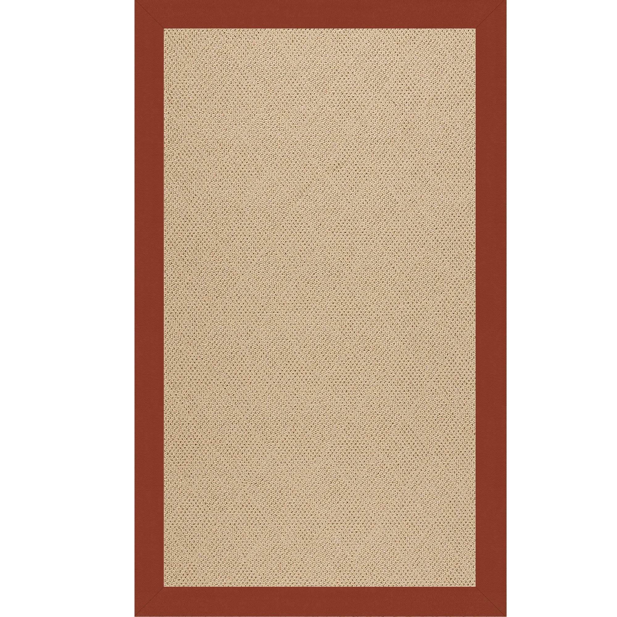 Creative Concepts-Cane Wicker Classic Persimmon Indoor/Outdoor Bordere Rectangle image