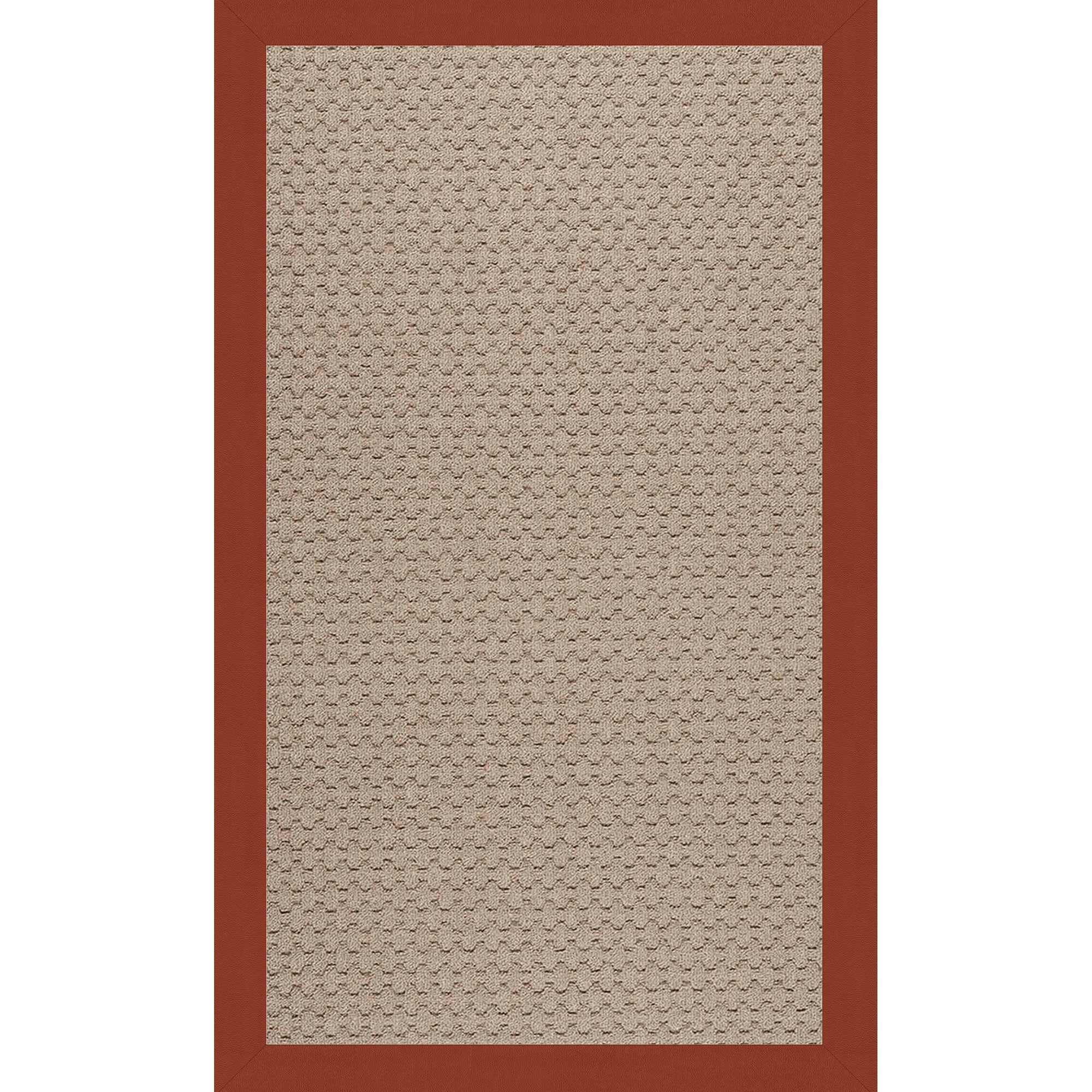 Creative Concepts-Grassy Mtn. Classic Persimmon Indoor/Outdoor Bordere Rectangle image