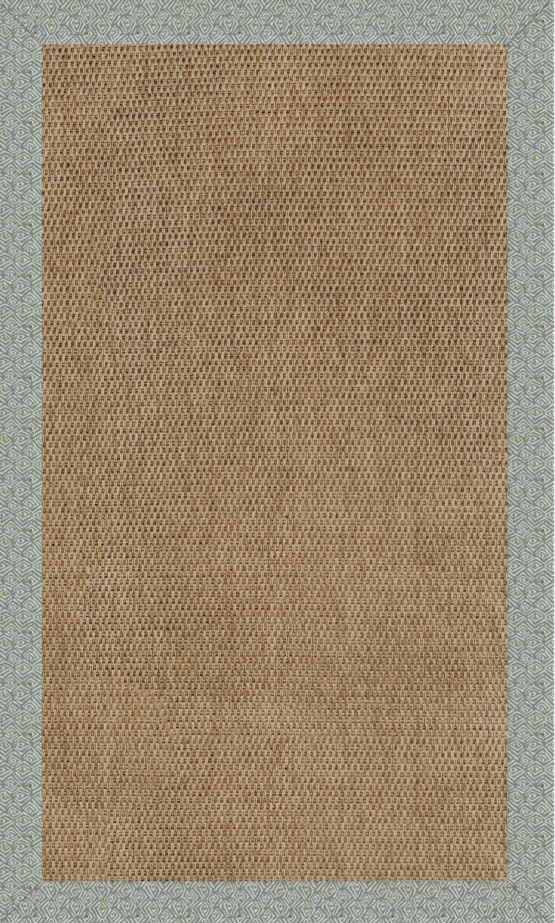 Islamorada-Basketweave Profile Lake Indoor/Outdoor Bordere Rectangle image