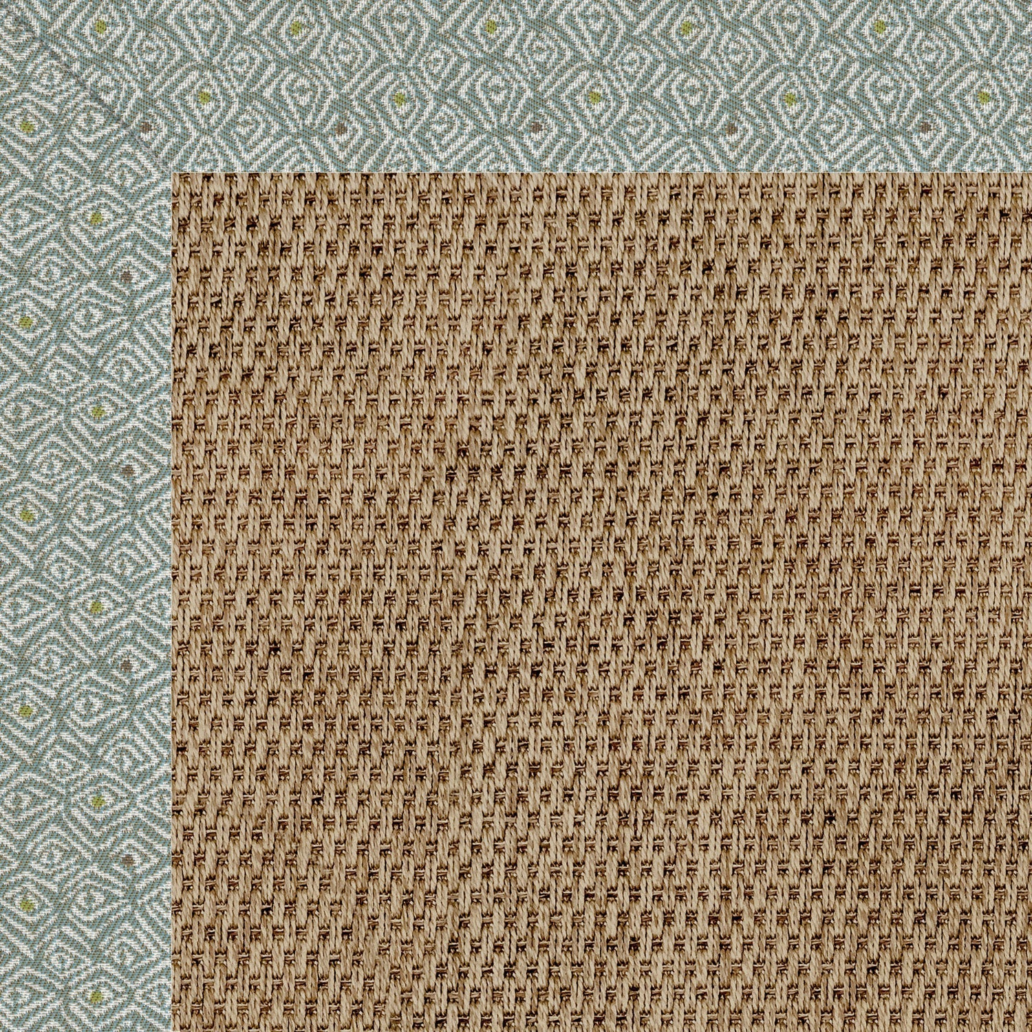 Islamorada-Basketweave Profile Lake Indoor/Outdoor Bordere Rectangle image