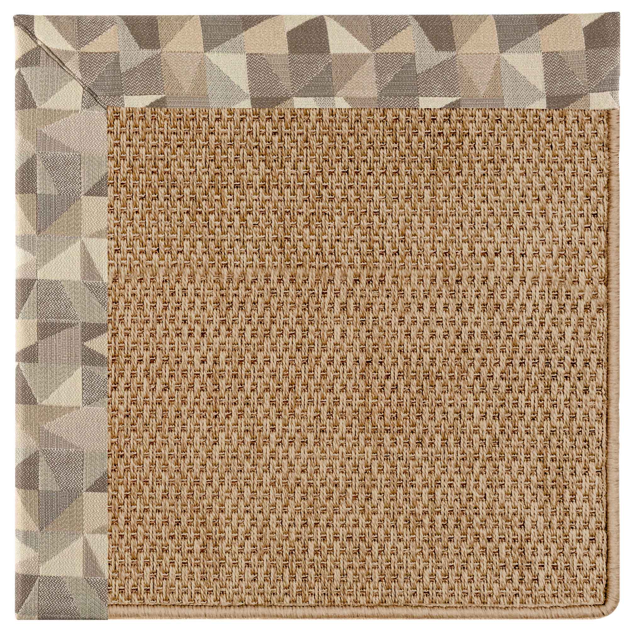 Islamorada-Basketweave Geo Bronze Indoor/Outdoor Bordere Octagon image