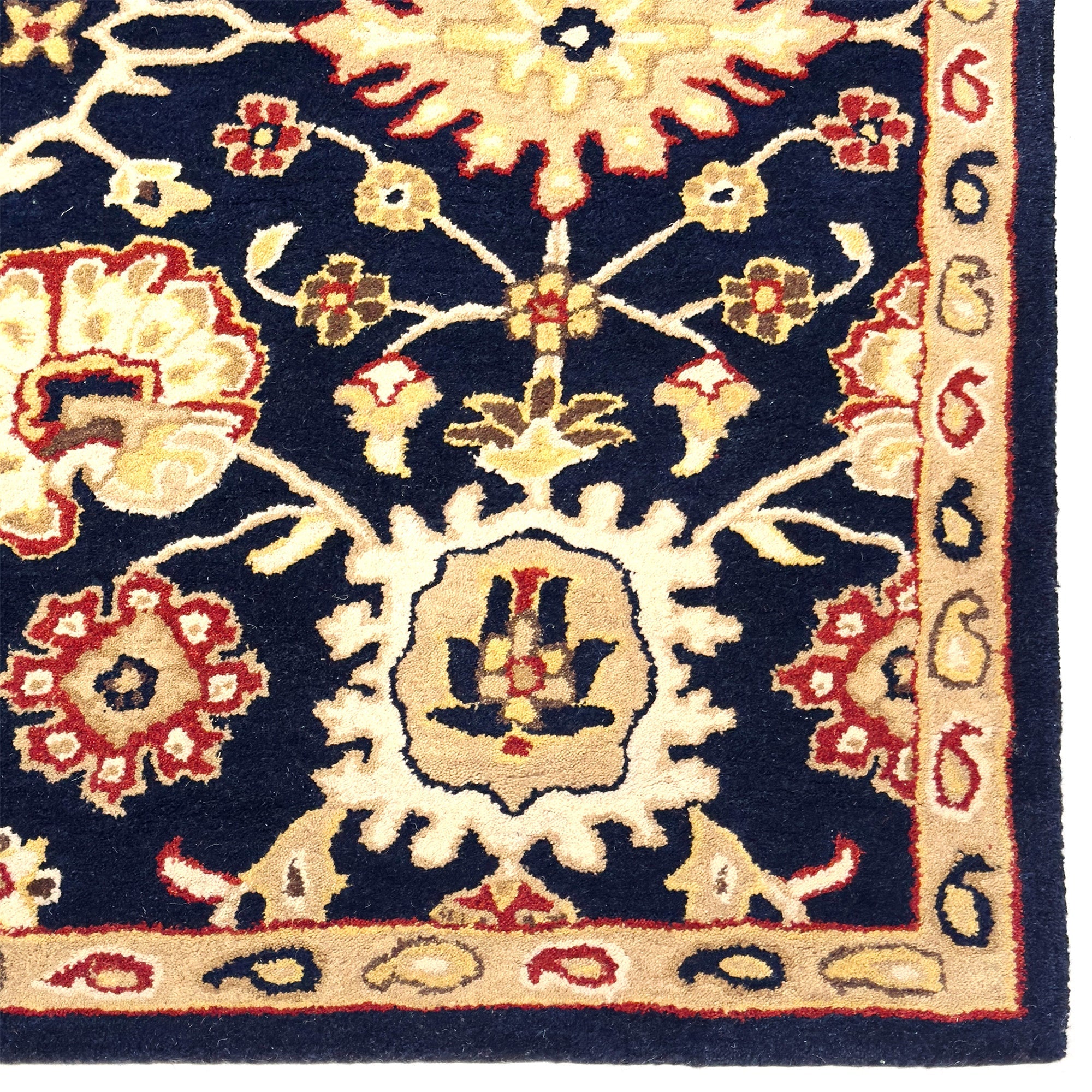 Persia-Mahal Navy Hand Tufted Rug Rectangle image