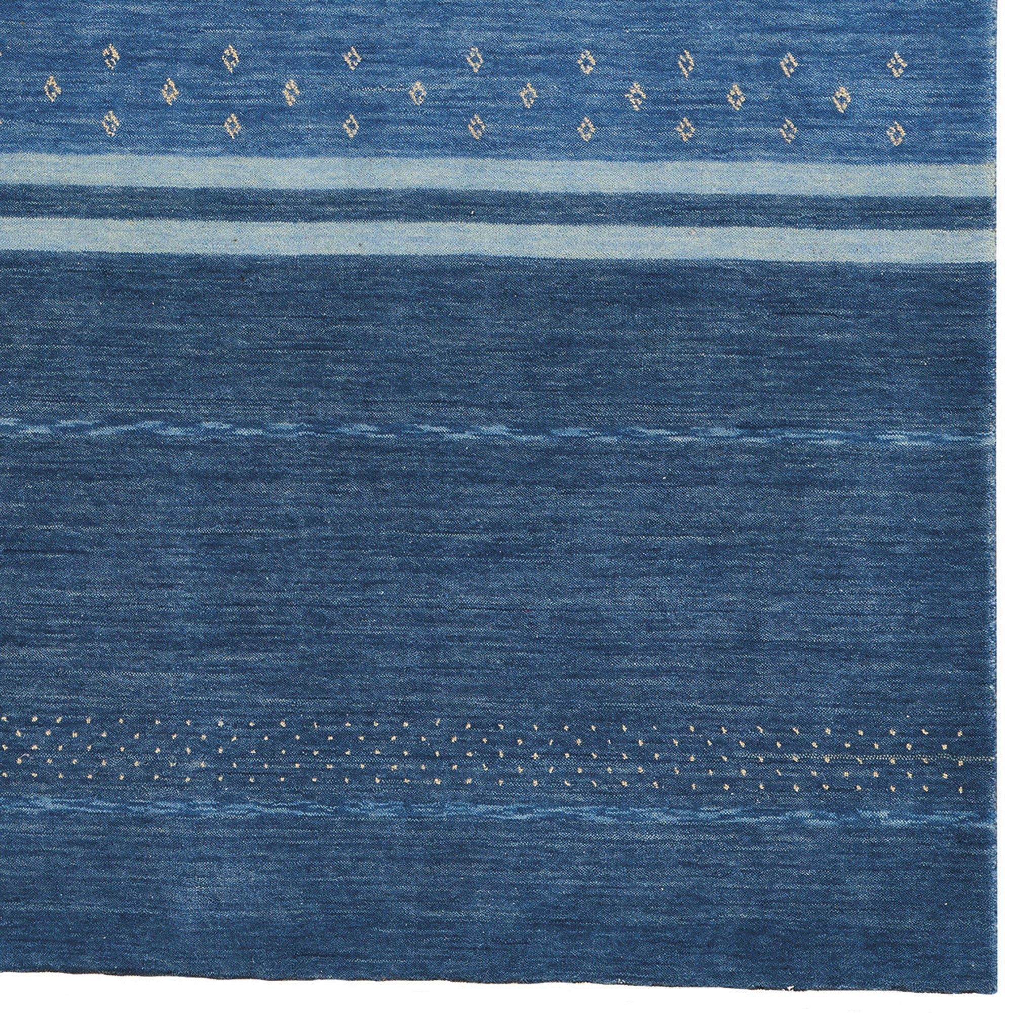 Simply Gabbeh Taos Blue Hand Tufted Rug Rectangle image