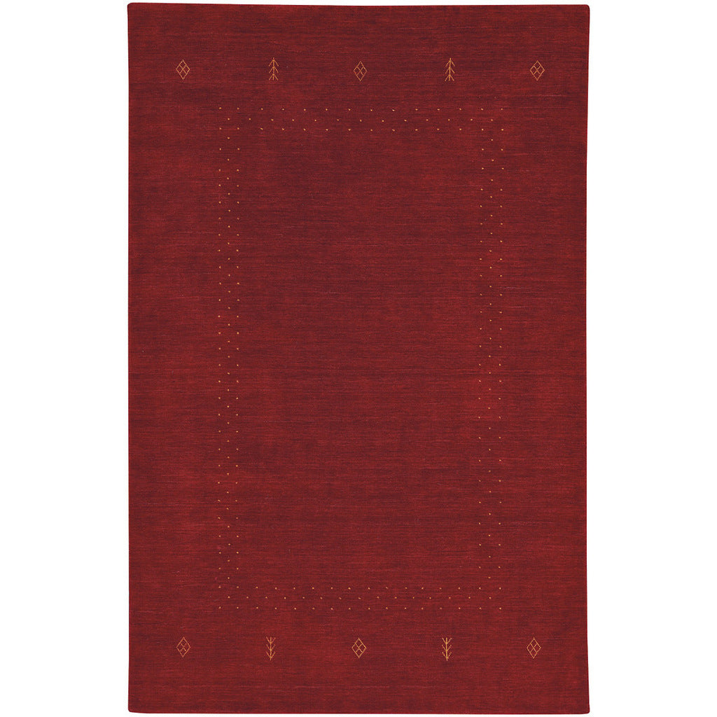 Simply Gabbeh Red Clay Hand Tufted Rug Rectangle image