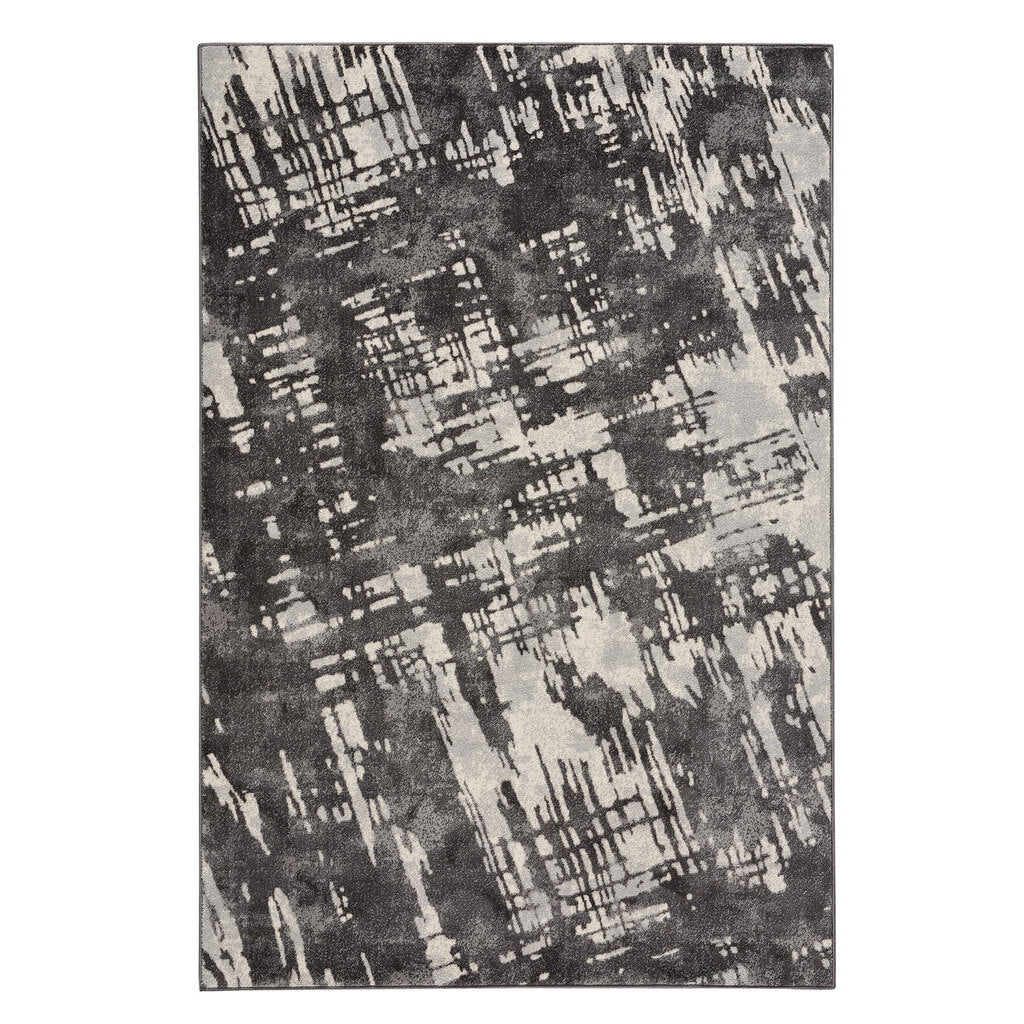 Brushstrokes Charcoal Machine Mad Rectangle image