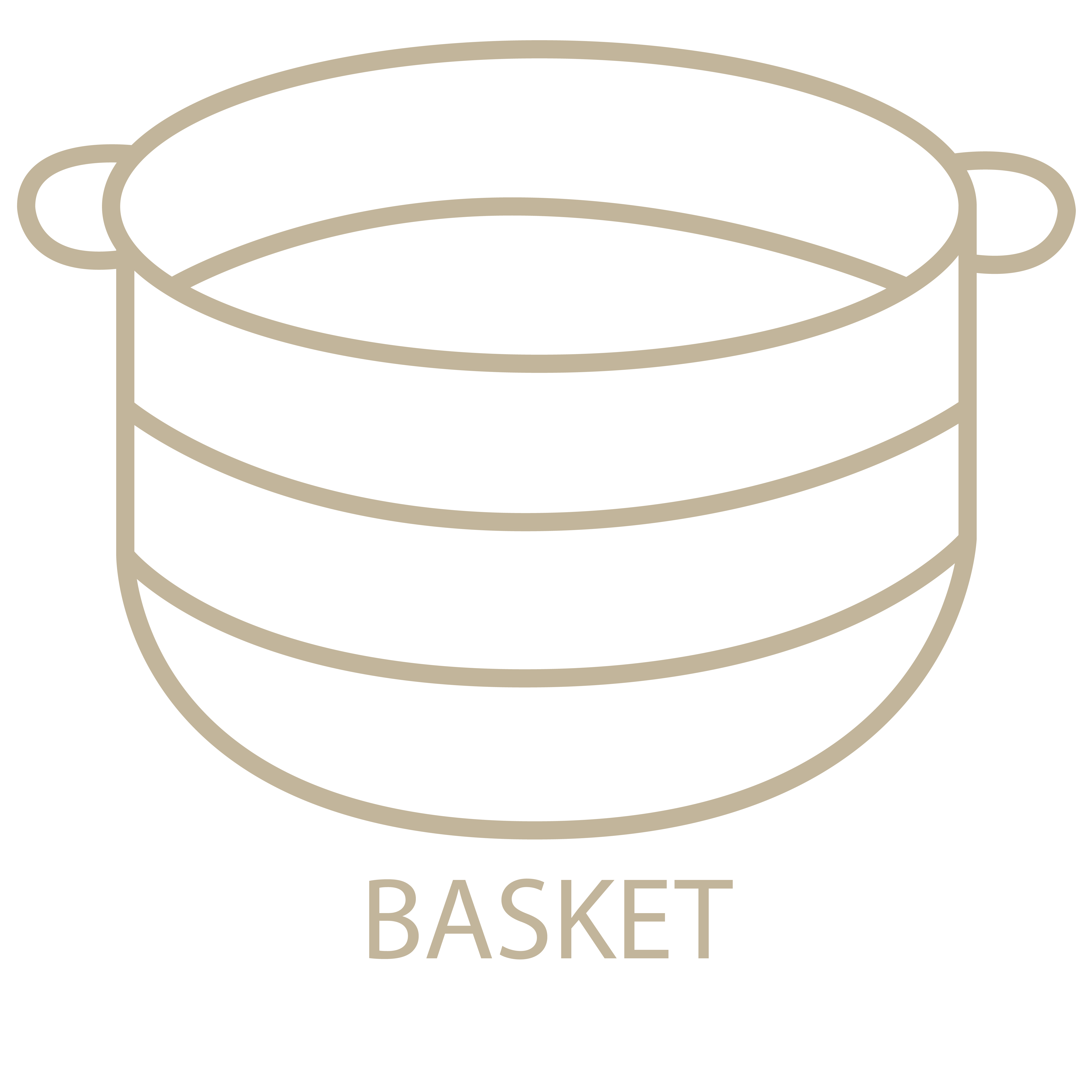 Beachwood Vanilla Multi Braided Rug Basket sketch