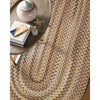 Homecoming River Rock Braided Rug Oval Roomshot image