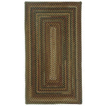 Gramercy Black Braided Rug Concentric image