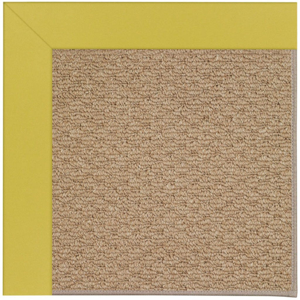Creative Concepts-Raffia Canvas Lemon Grass Machine Tufted Rug Rectangle image