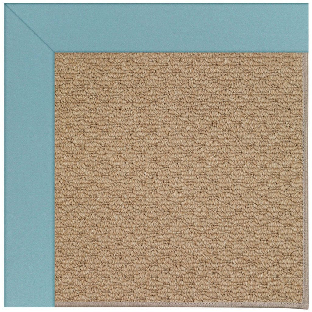 Creative Concepts-Raffia Canvas Mineral Blue Machine Tufted Rug Runner image