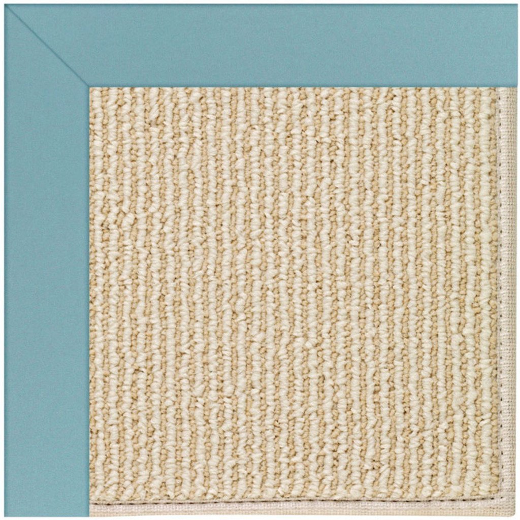 Creative Concepts-Beach Sisal Canvas Mineral Blue Machine Tufted Rug Rectangle image