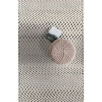 Dramatic Static Foggy Day Braided Rug Cross-Sewn image