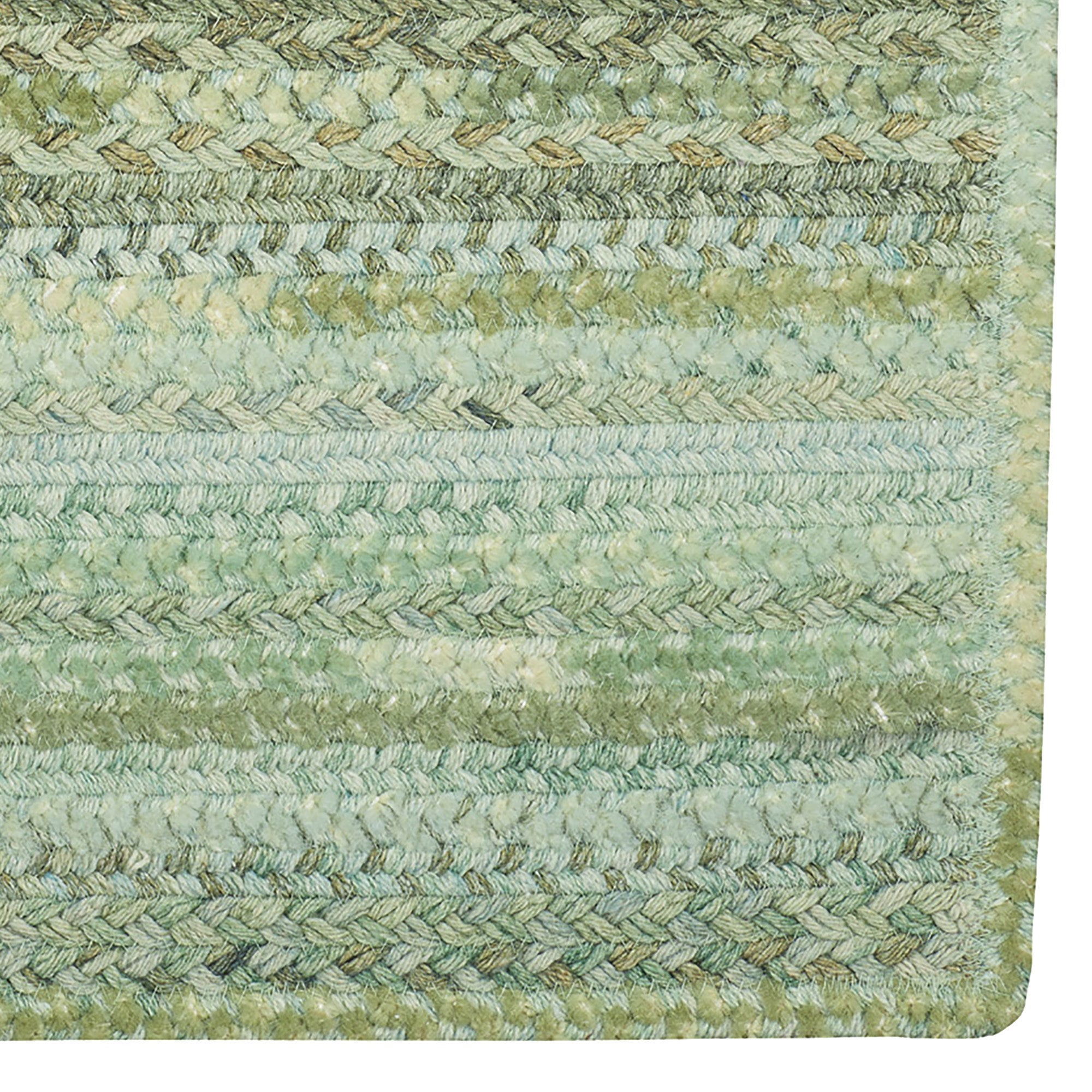 Bayview Sage Braided Rug Cross Sewn Rectangle image