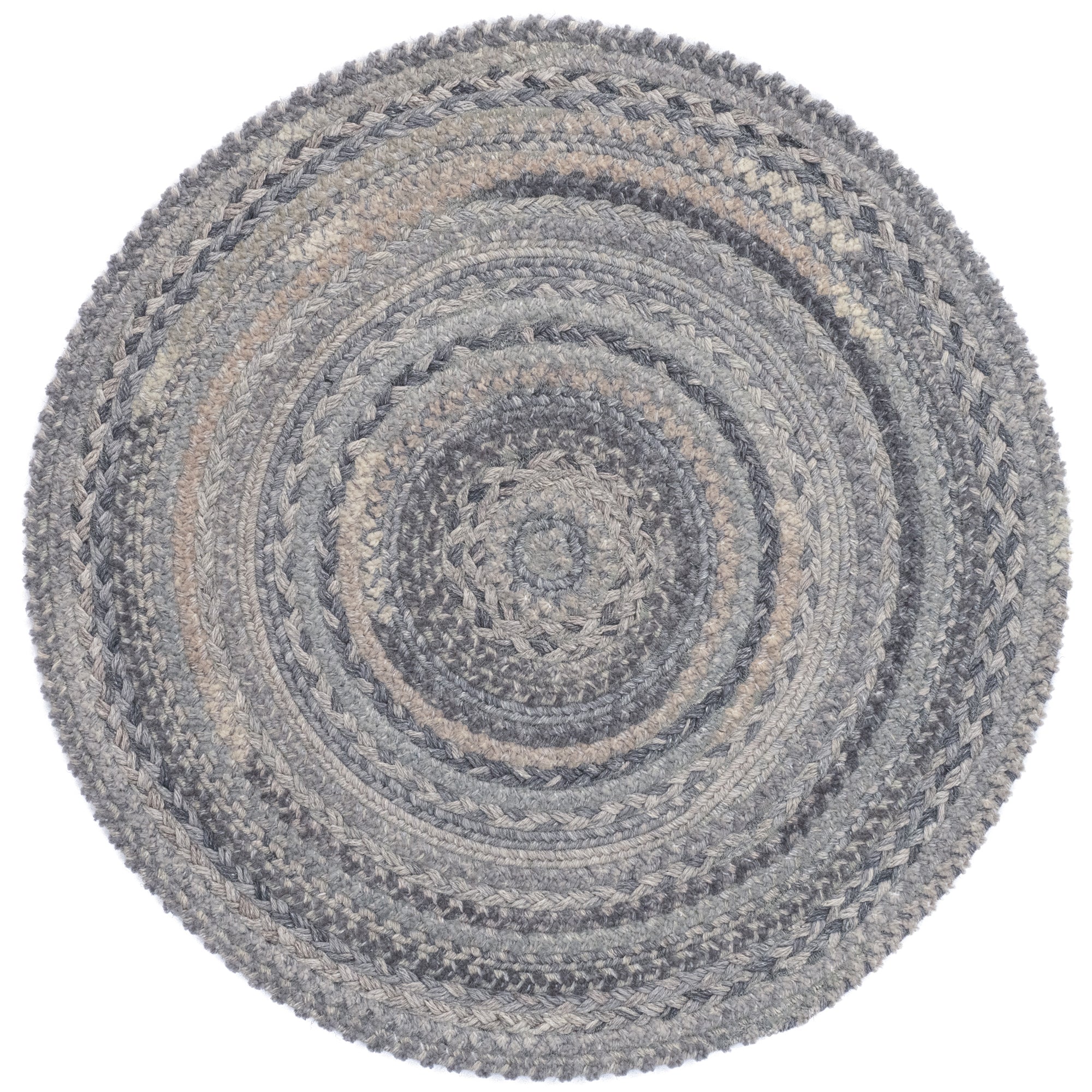 Bayview Granite Braided Rug Round image