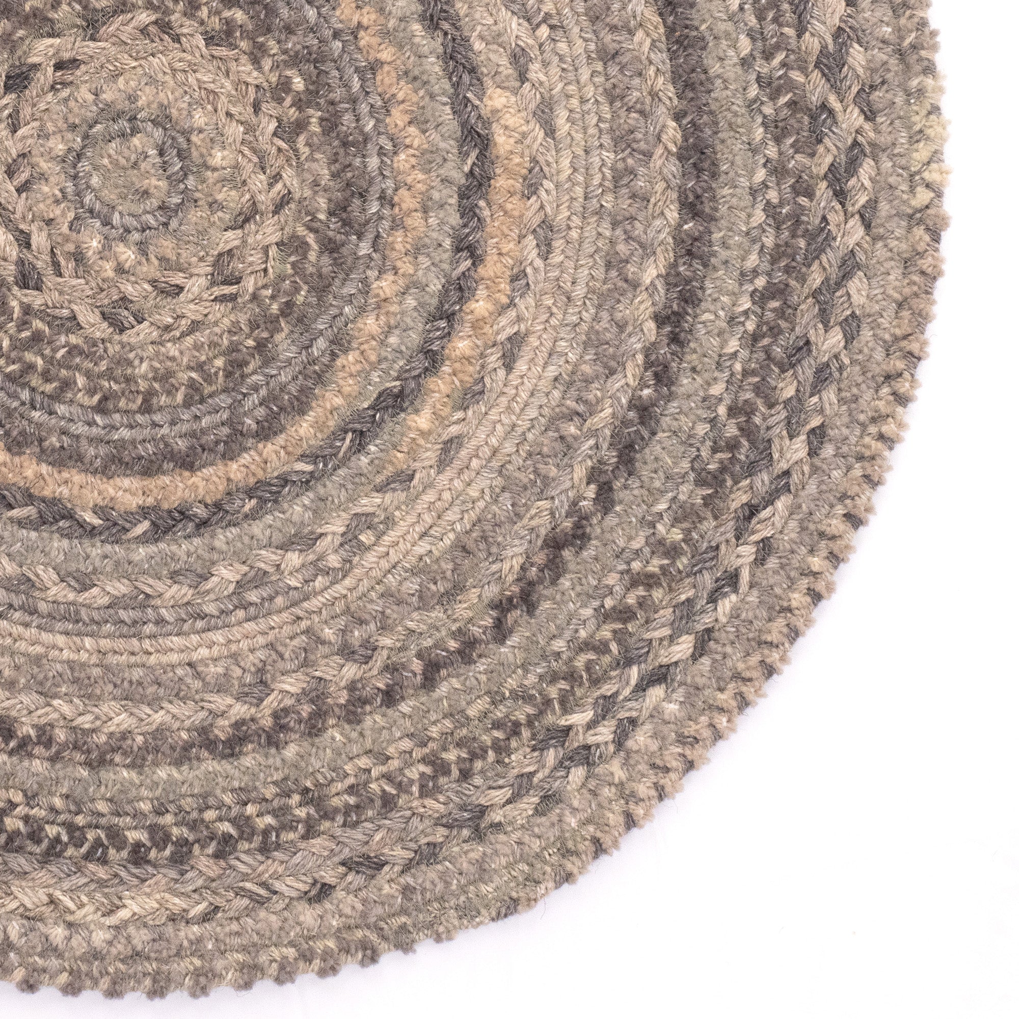 Bayview Granite Braided Rug Round image