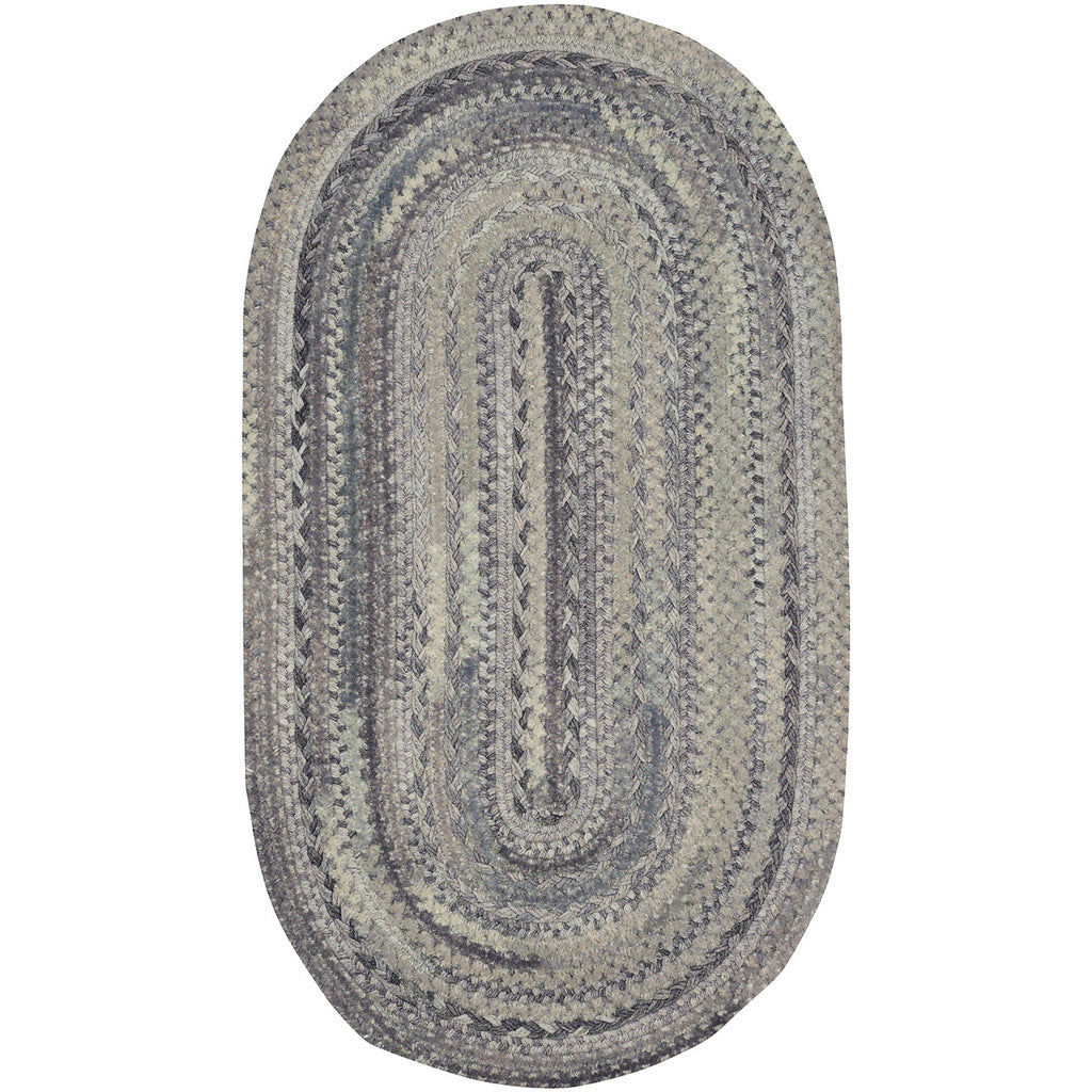 Bayview Granite Braided Rug Oval image