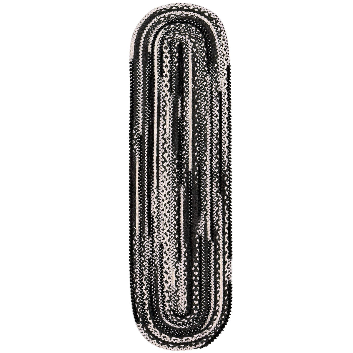 Bayview Peppercorn Braided Rug Oval image