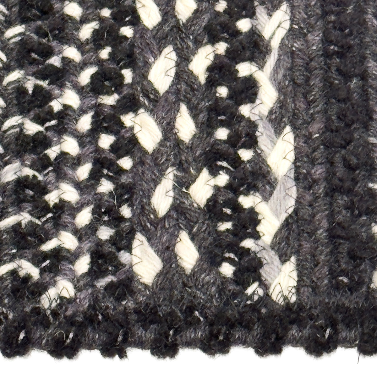 Bayview Peppercorn Braided Rug Cross Sewn Rectangle image