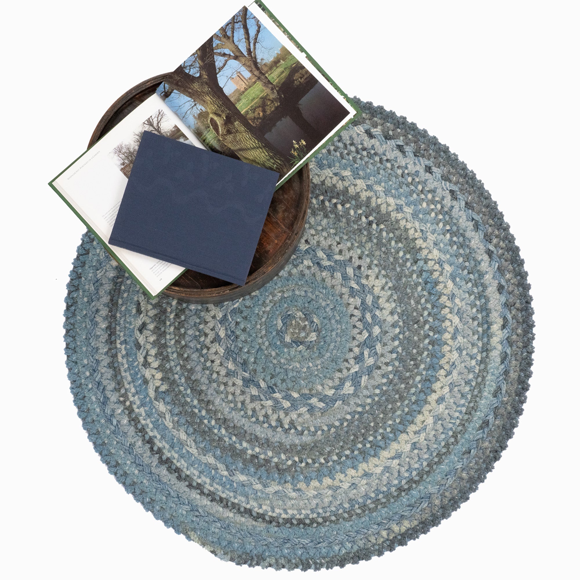 Bayview Slate Braided Rug Round image