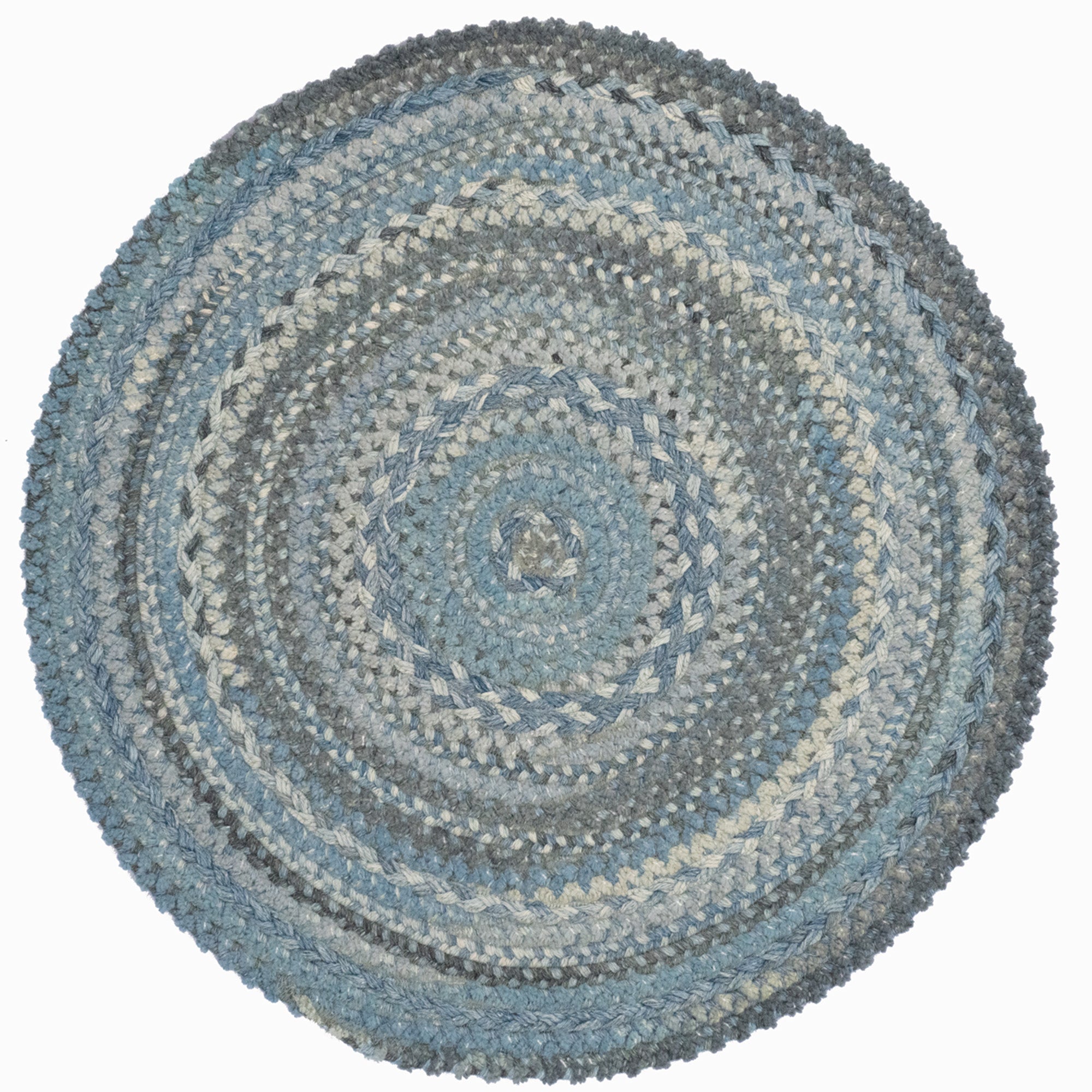 Bayview Slate Braided Rug Round image