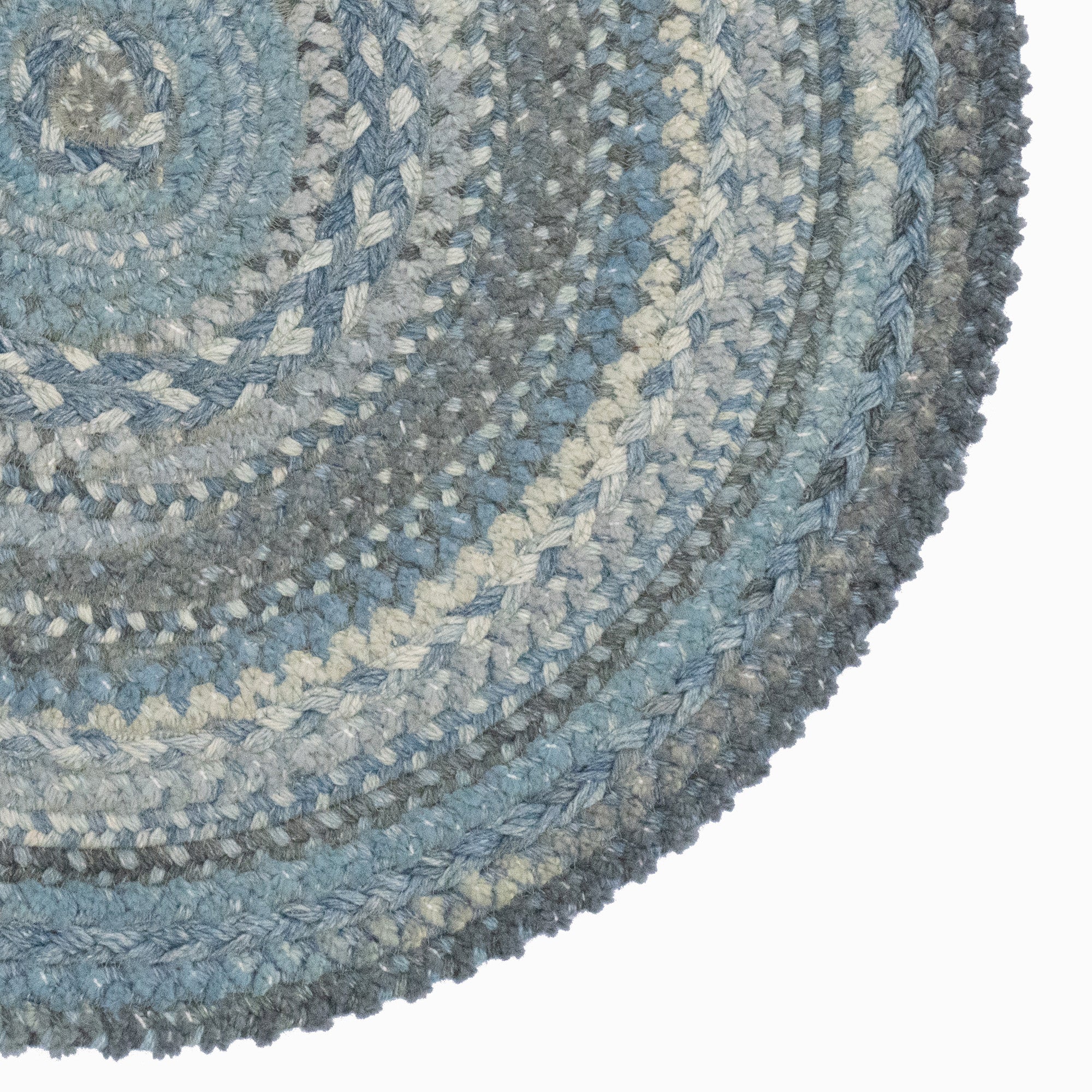 Bayview Slate Braided Rug Round image