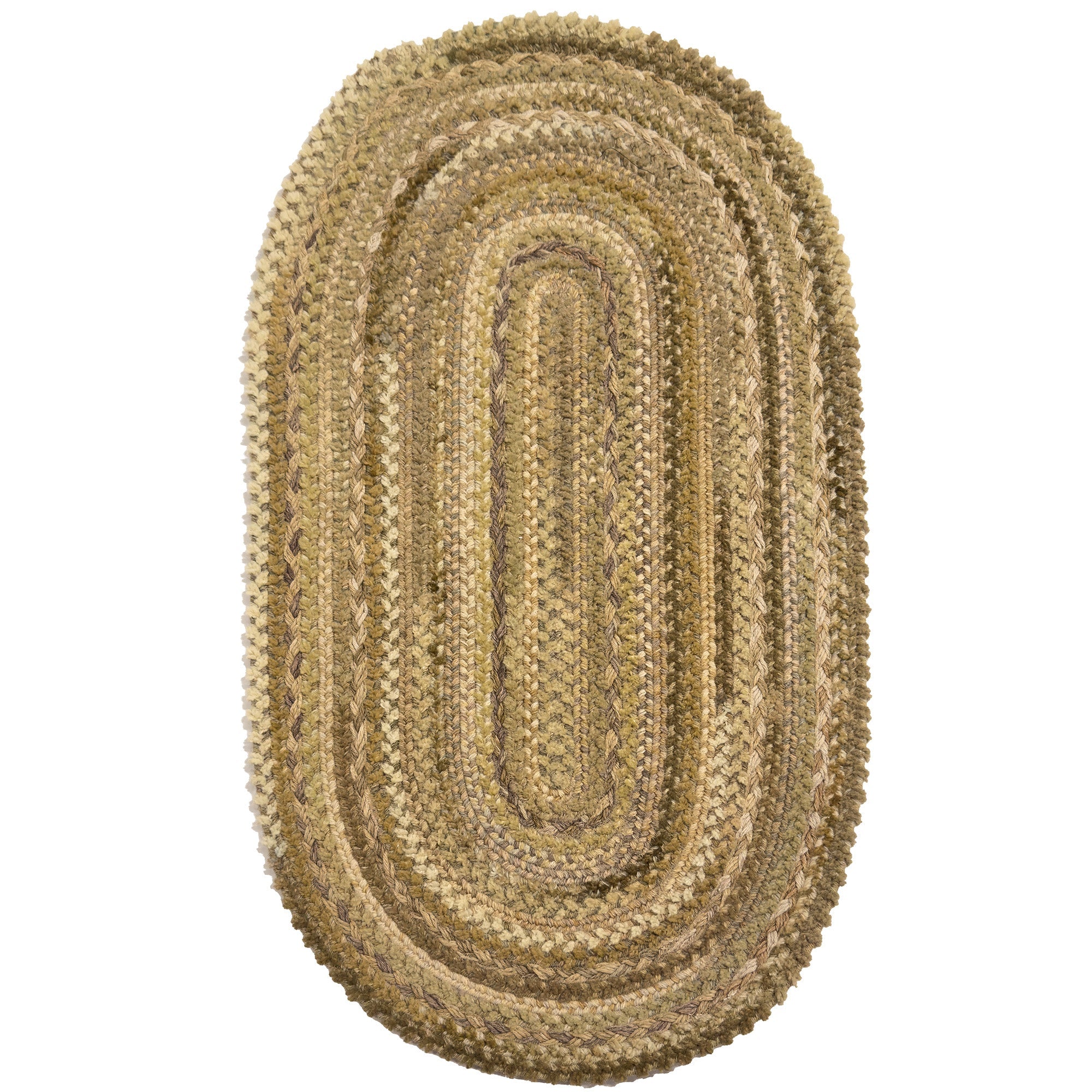 Bayview Neutral Braided Rug Oval image