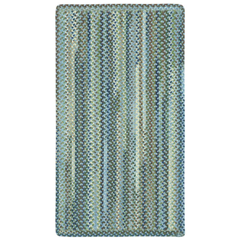 Homecoming Sky Blue Braided Rug Rectangle image