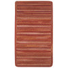 Homecoming Rosewood Red Braided Rug Cross-Sewn image