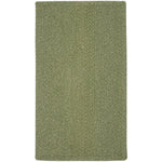 Heathered Sage Green Braided Rug Rectangle image