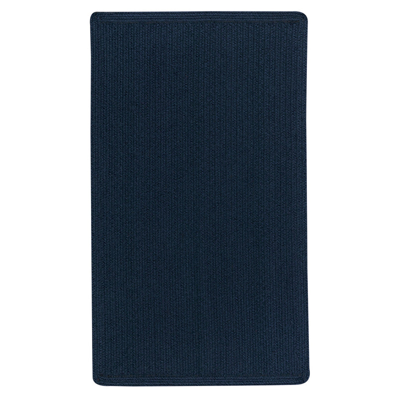 Heathered Pinwheel Navy Blue Solid