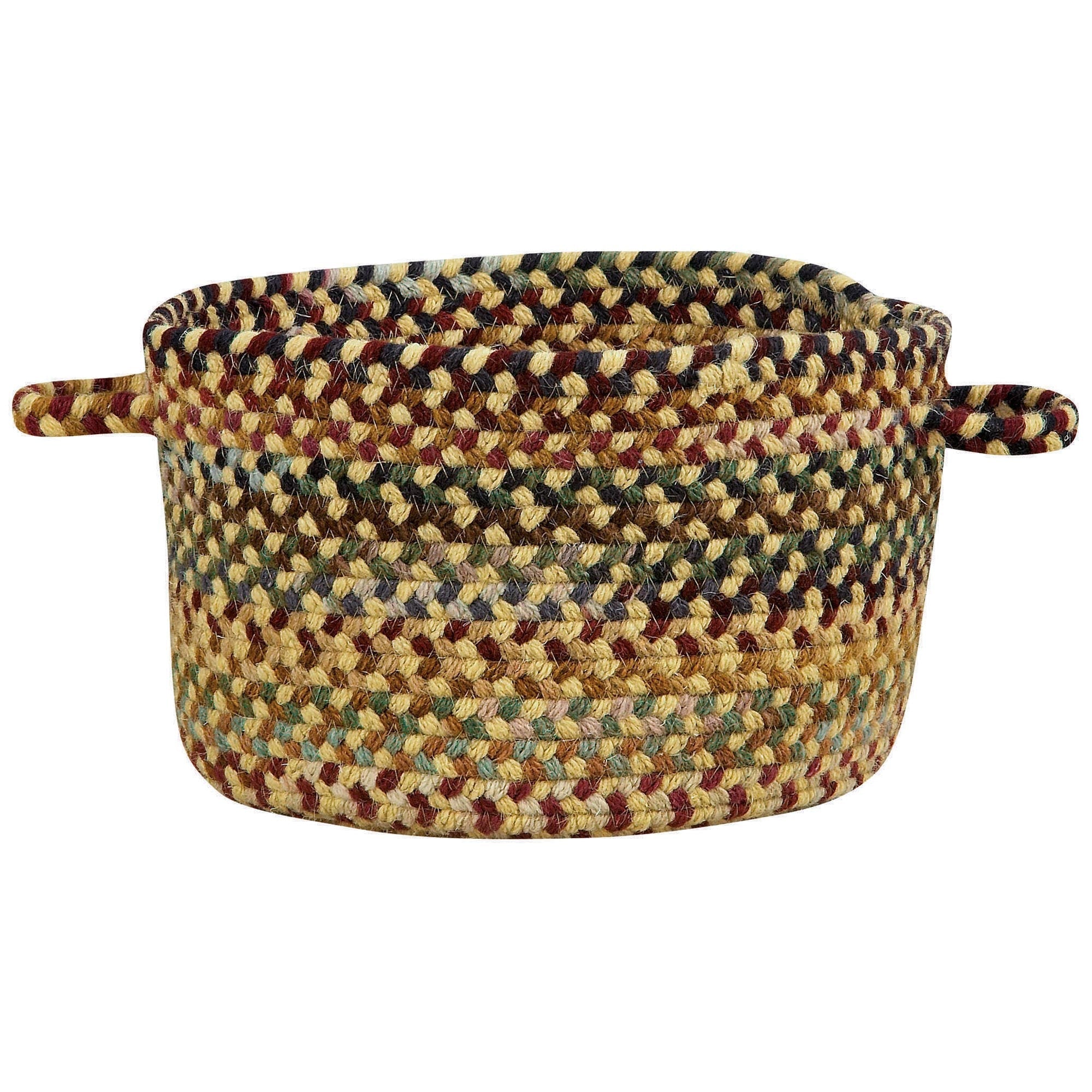 Gramercy Gold Braided Rug Basket image