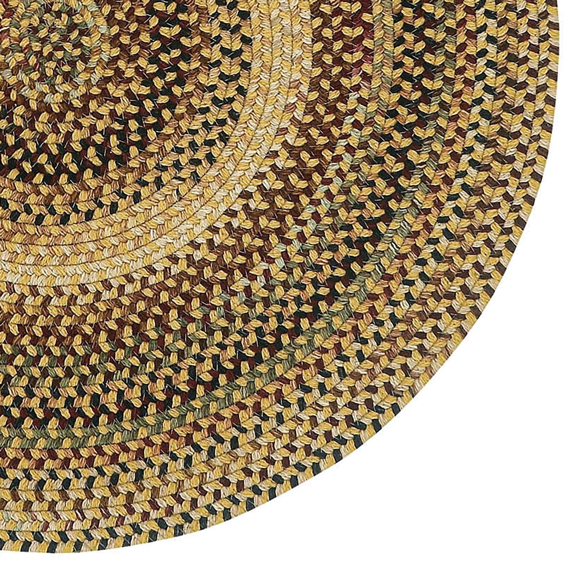 Gramercy Gold Braided Rug Round image