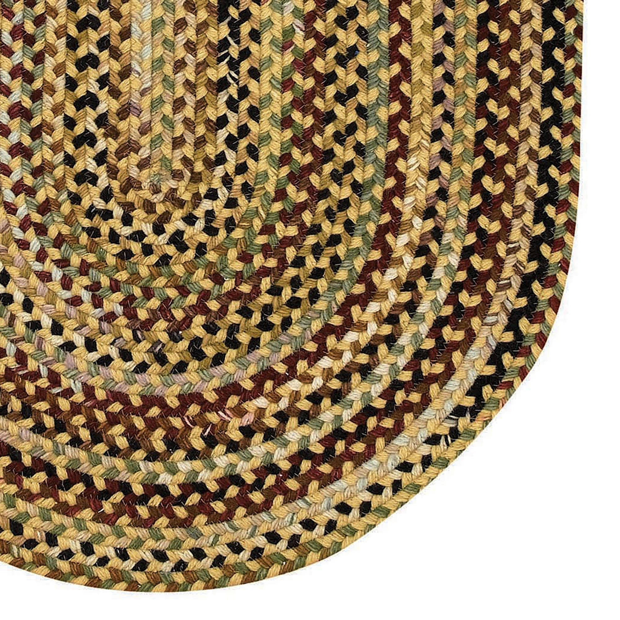 Gramercy Gold Braided Rug Oval image