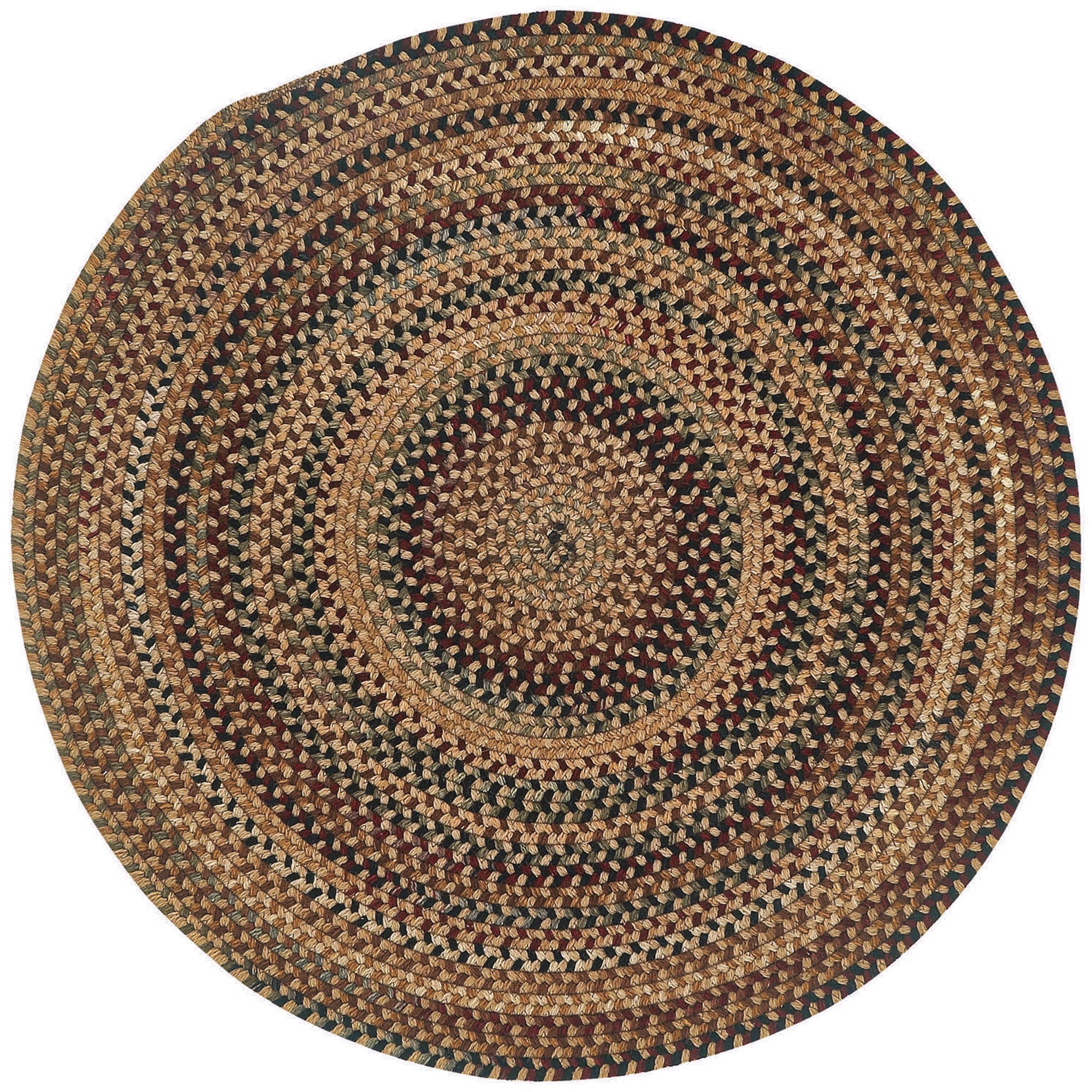 Gramercy Tan Braided Rug Round image