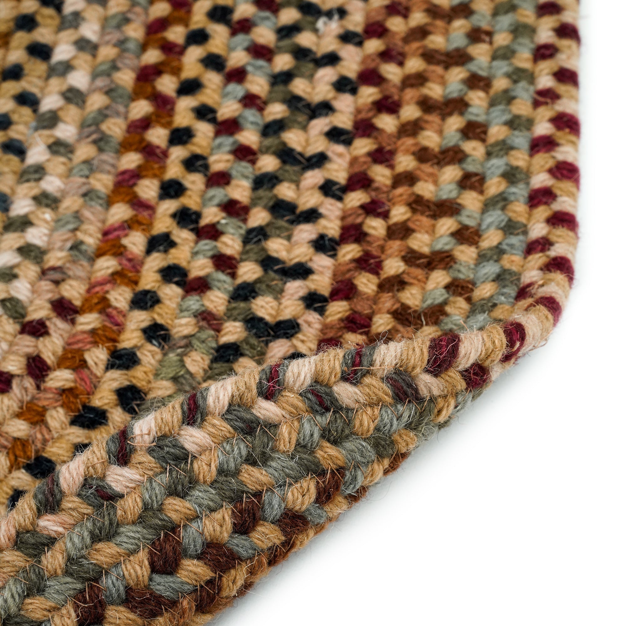 Gramercy Tan Braided Rug Oval image