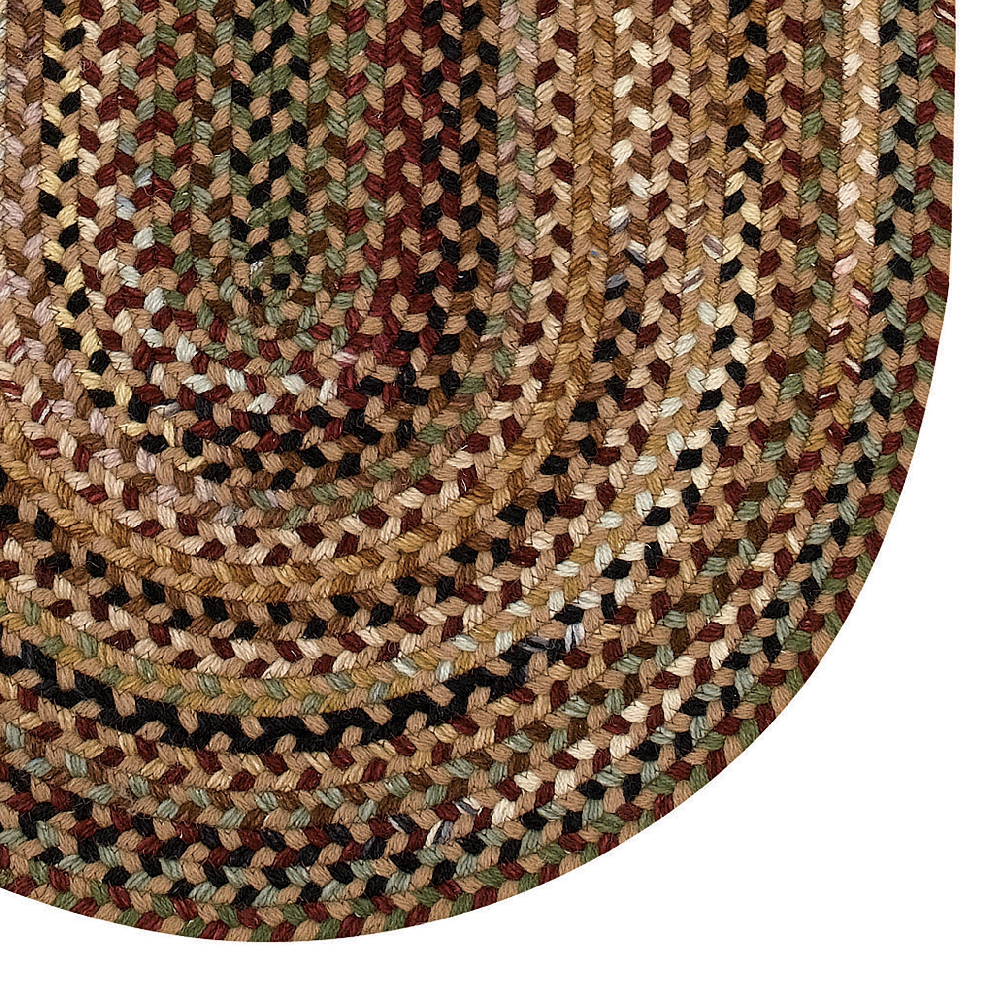 Gramercy Tan Braided Rug Oval image