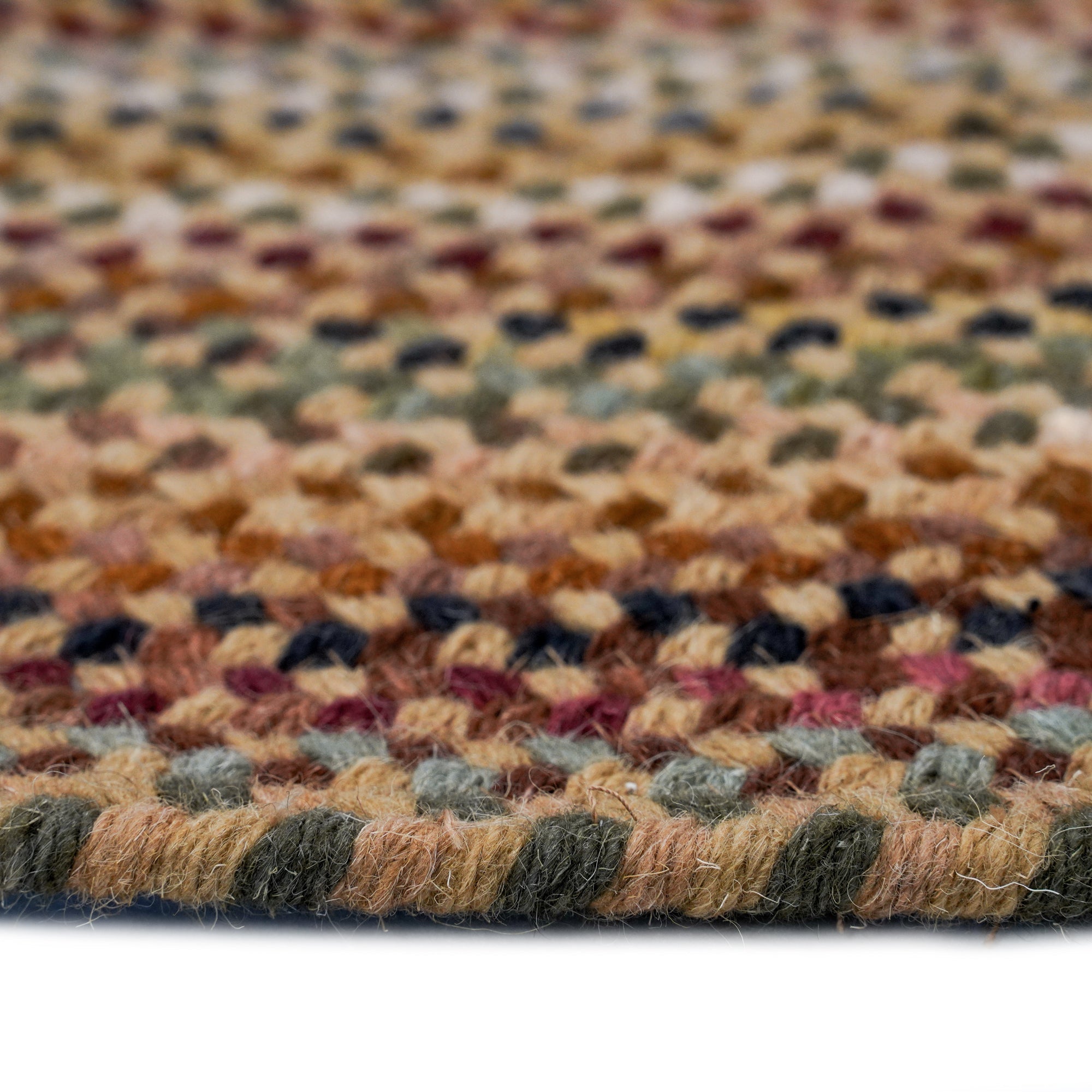 Gramercy Tan Braided Rug Oval image