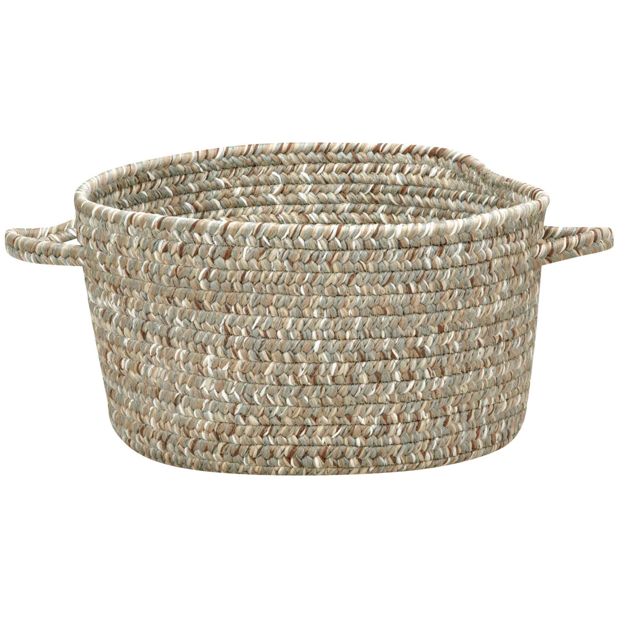 Sea Glass Spa Braided Rug Basket image