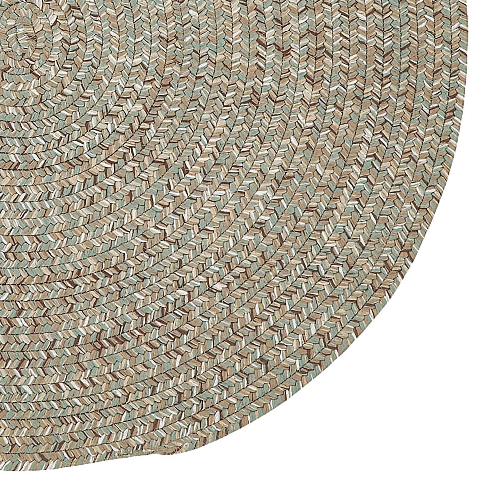 Sea Glass Spa Braided Rug Round image