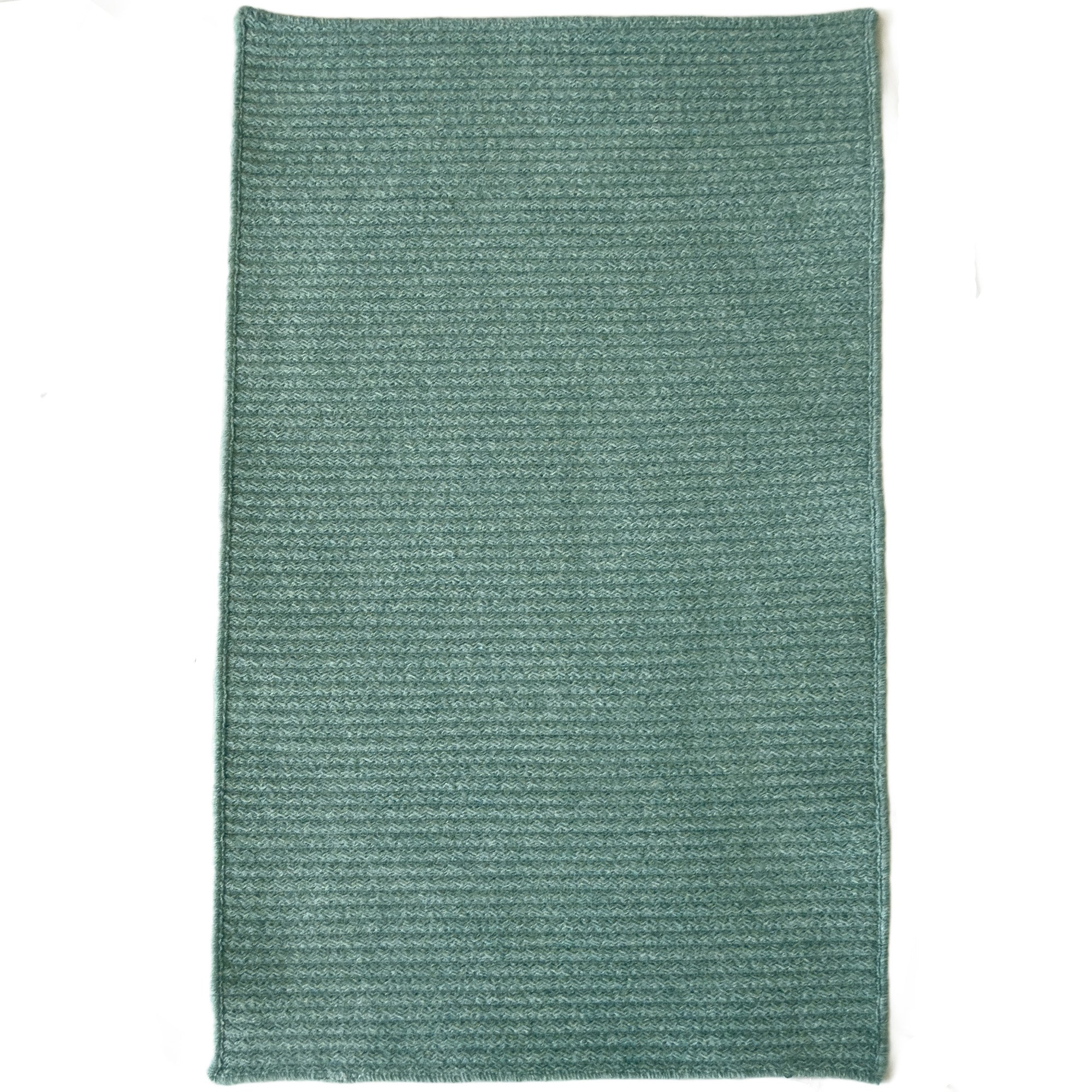 Chatham Teal Braided Rug Cross Sewn Rectangle image