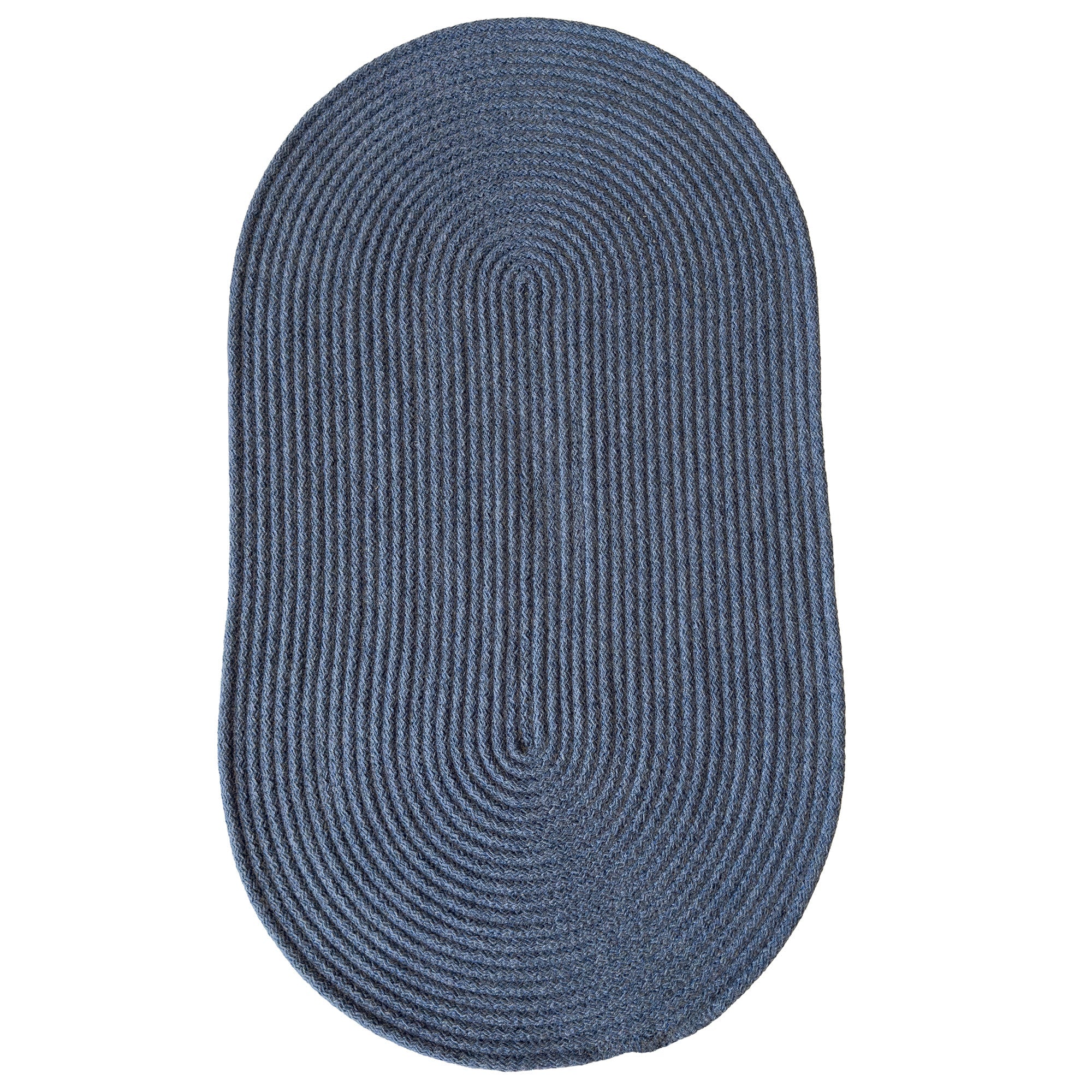 Chatham Federal Blue Braided Rug Oval image