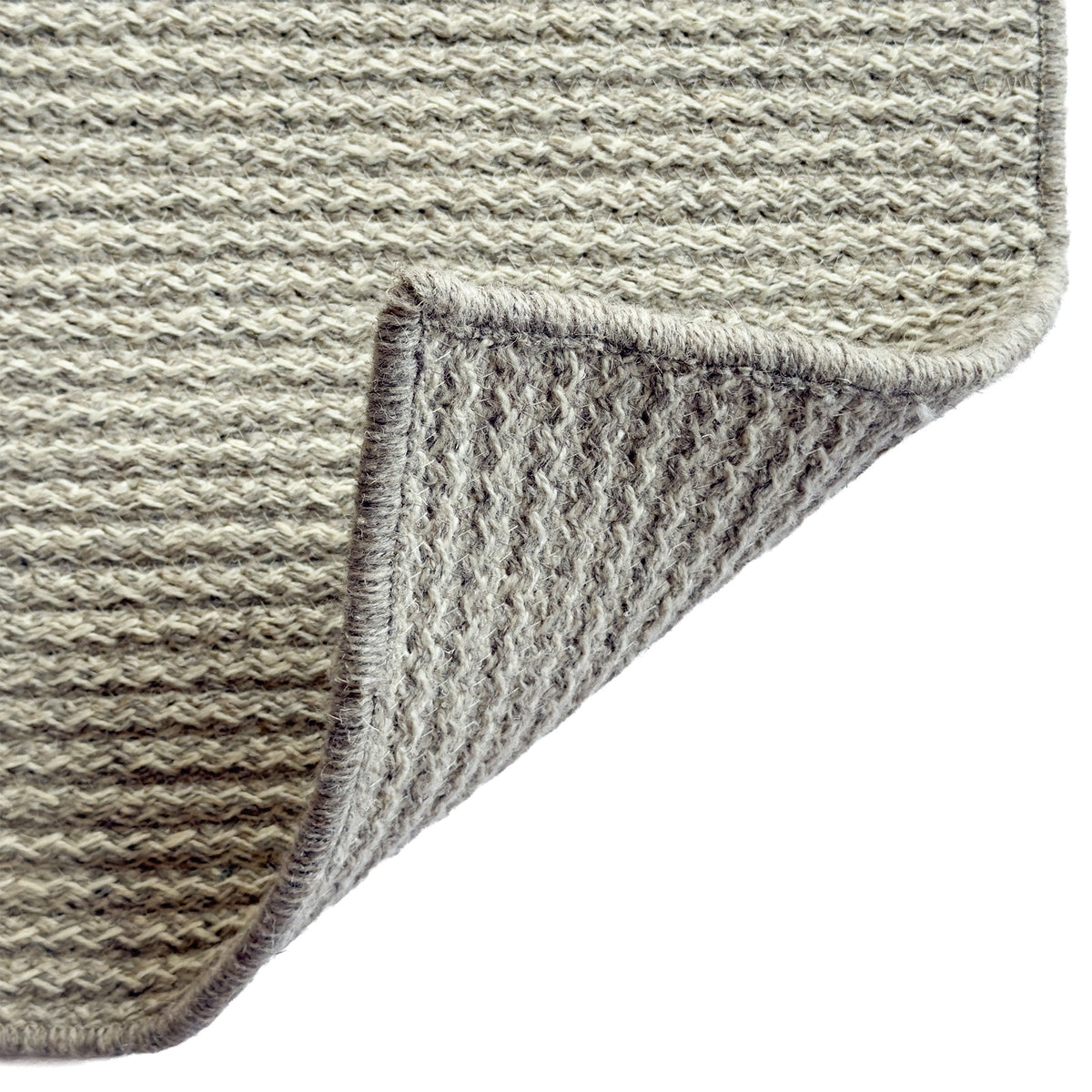 Litchfield Ecru Braided Rug Cross Sewn Rectangle image