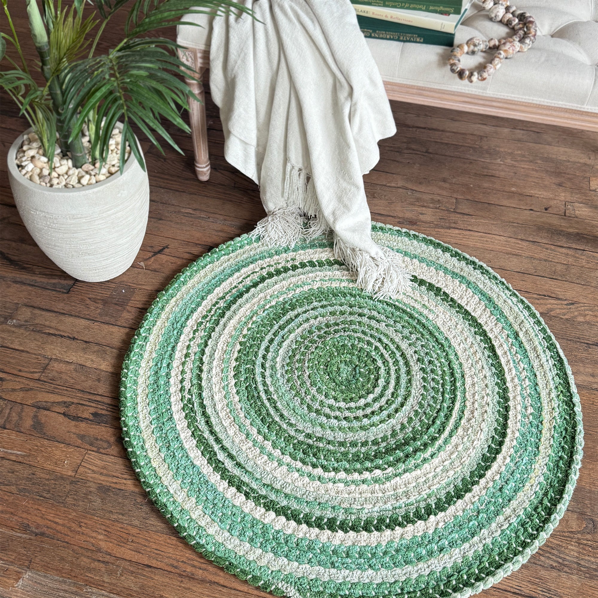 Crafted Meadow Braided Rug Round image