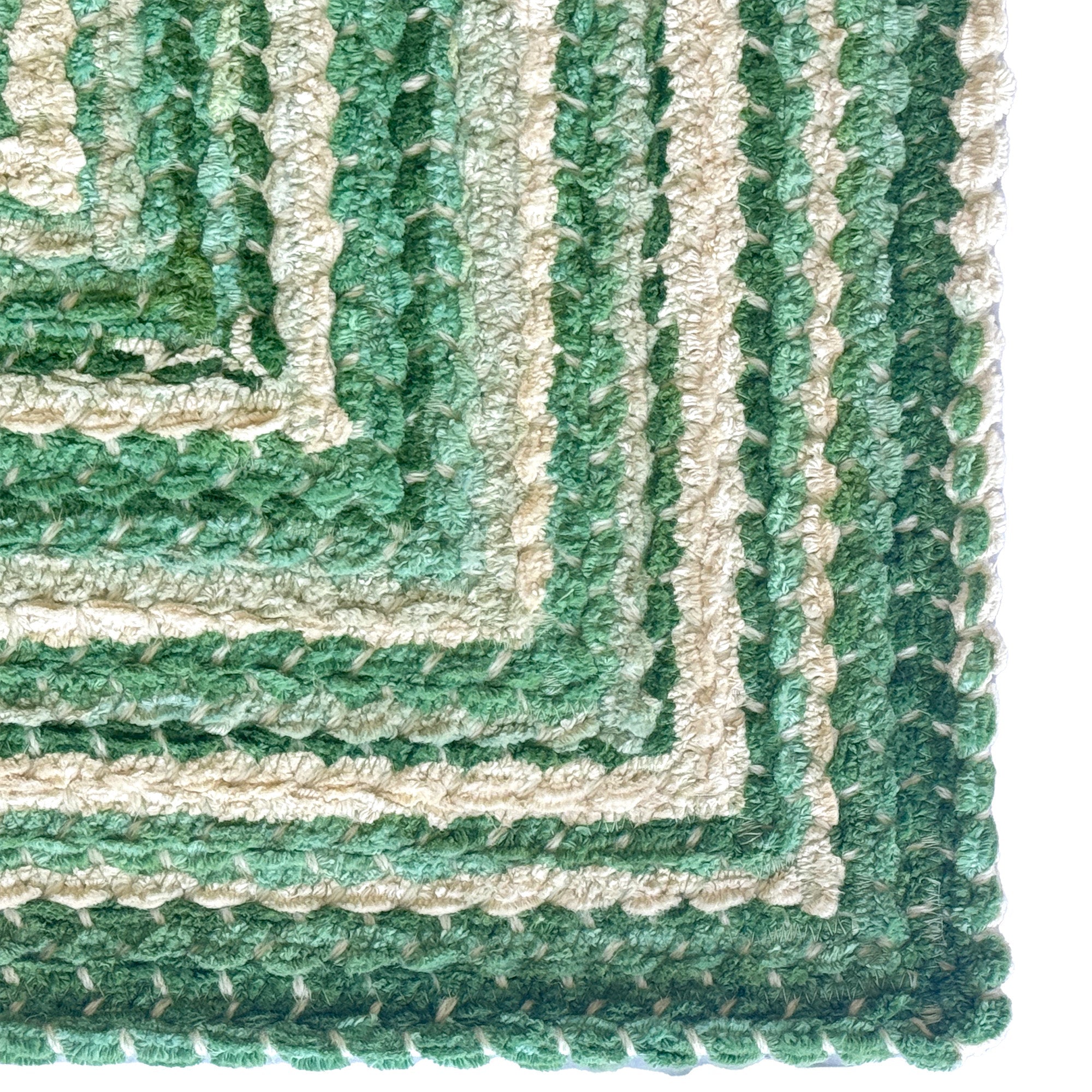 Crafted Meadow Braided Rug Concentric Rectangle image