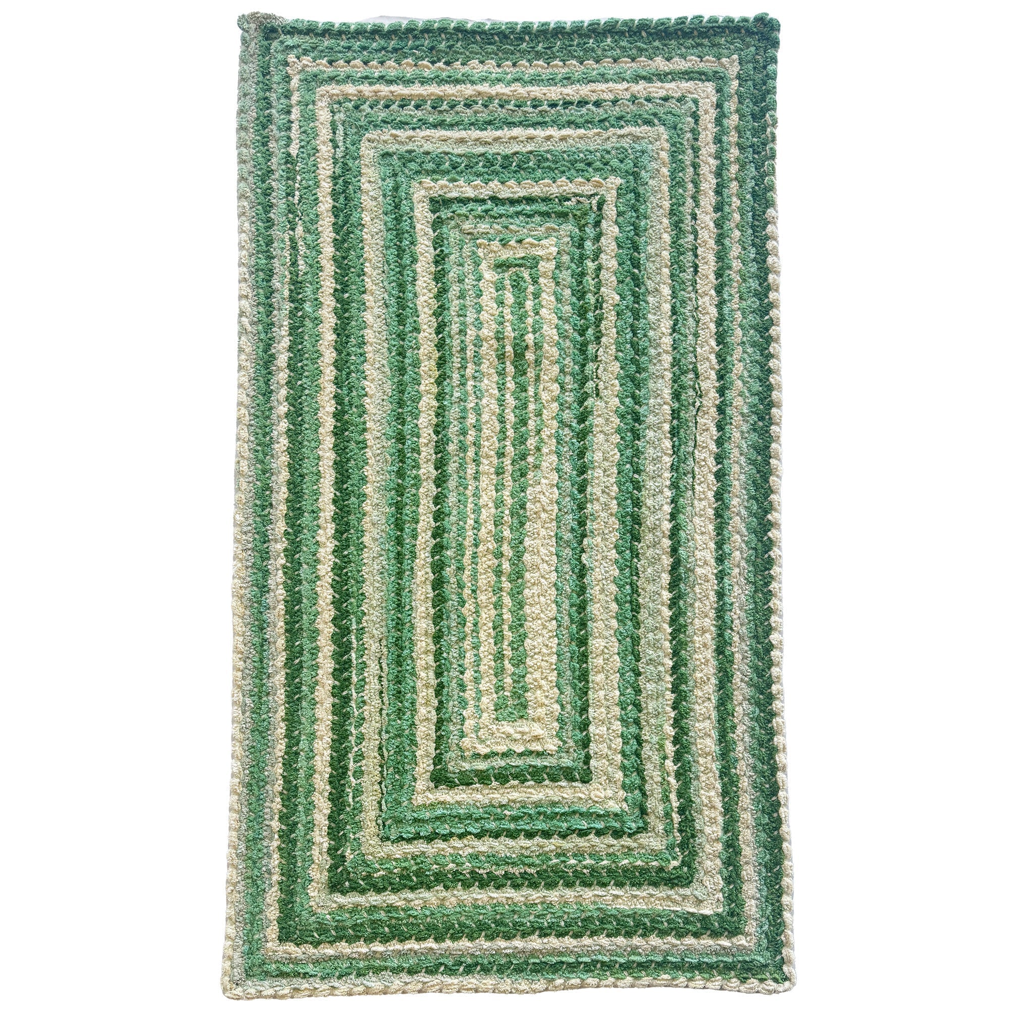 Crafted Meadow Braided Rug Concentric Rectangle image