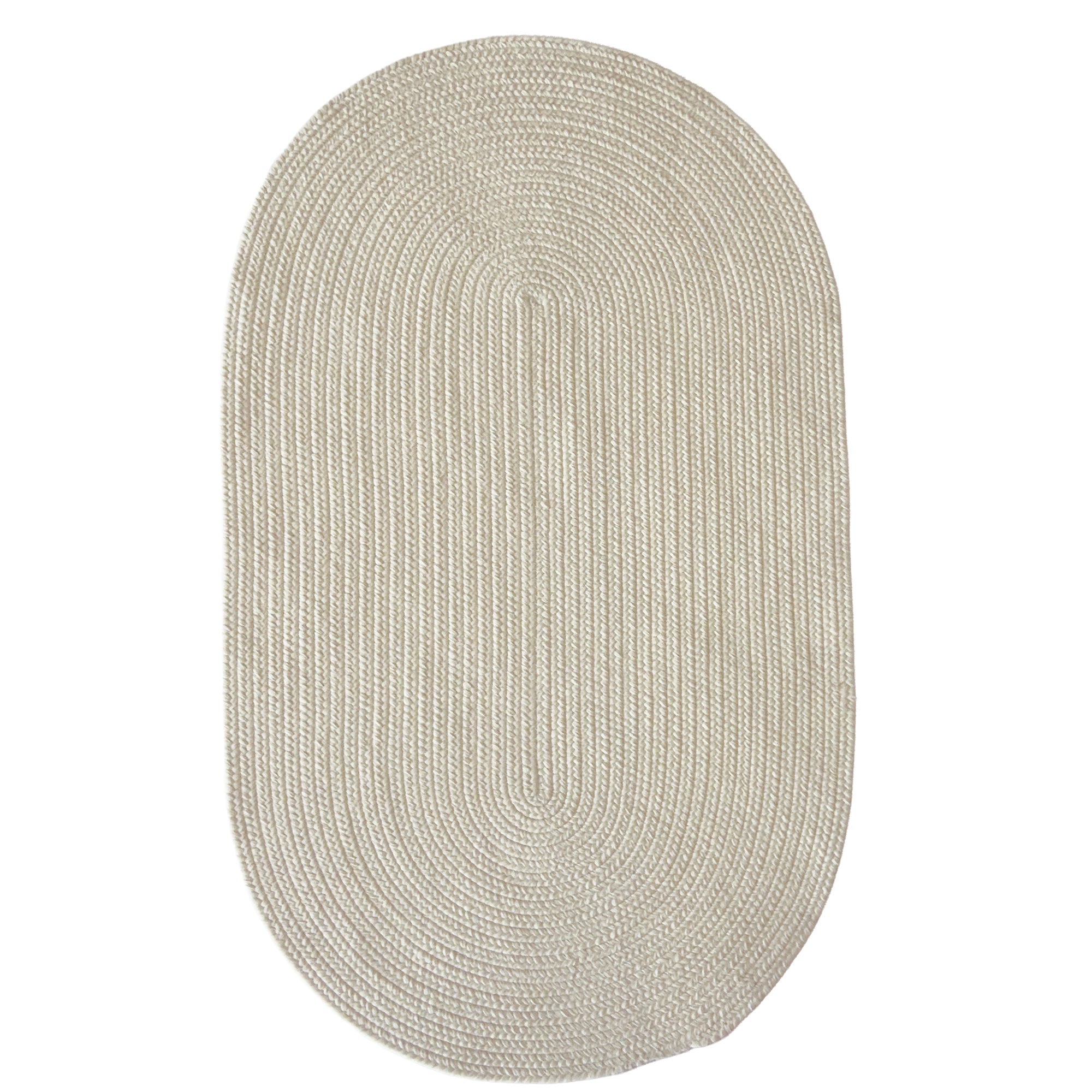 Shoreline Sand Dollar Braided Rug Oval image