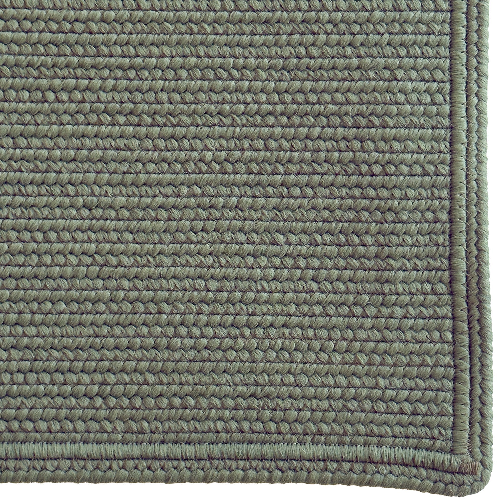 Shoreline Avocado Braided Rug Cross Sewn Rectangle image