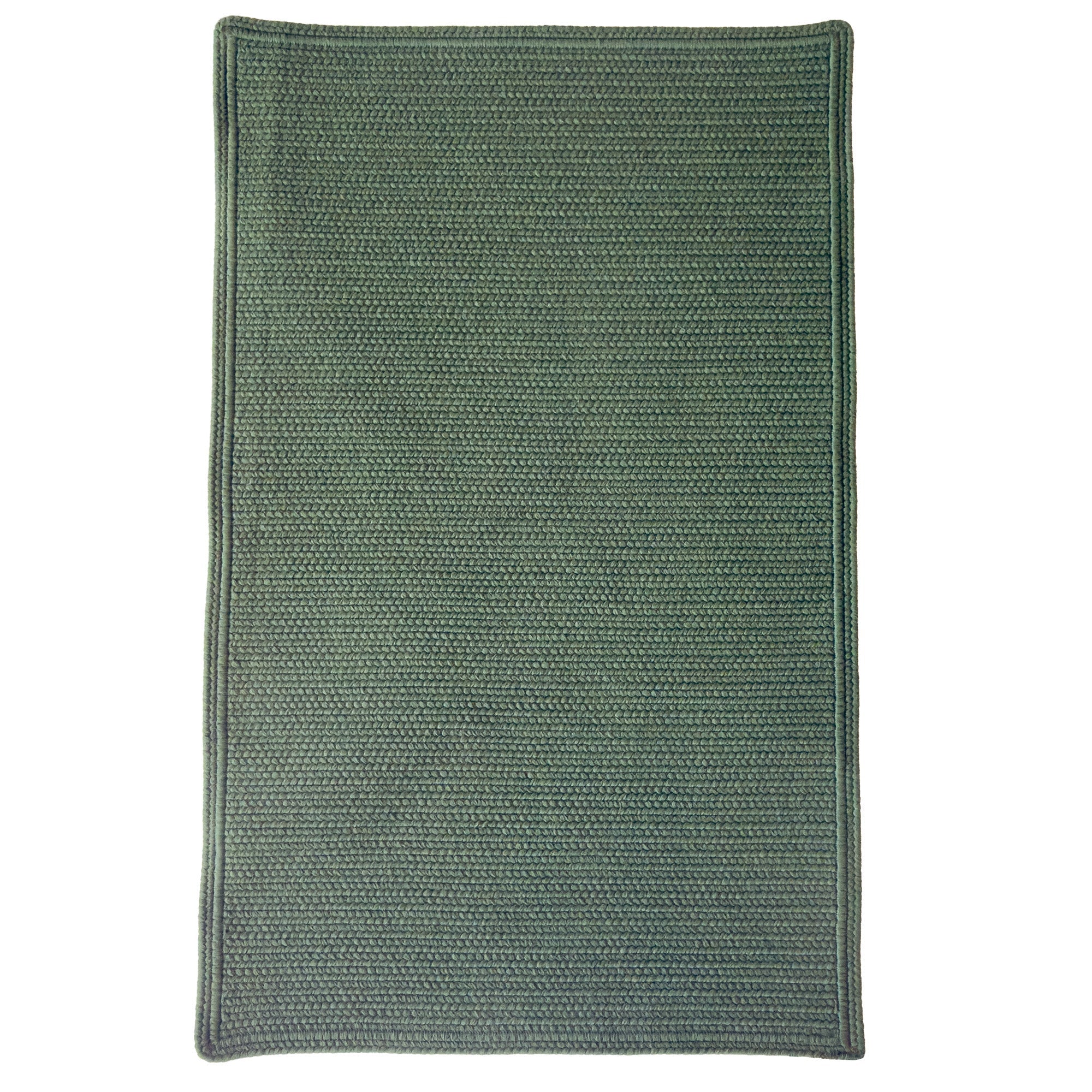 Shoreline Avocado Braided Rug Cross Sewn Rectangle image