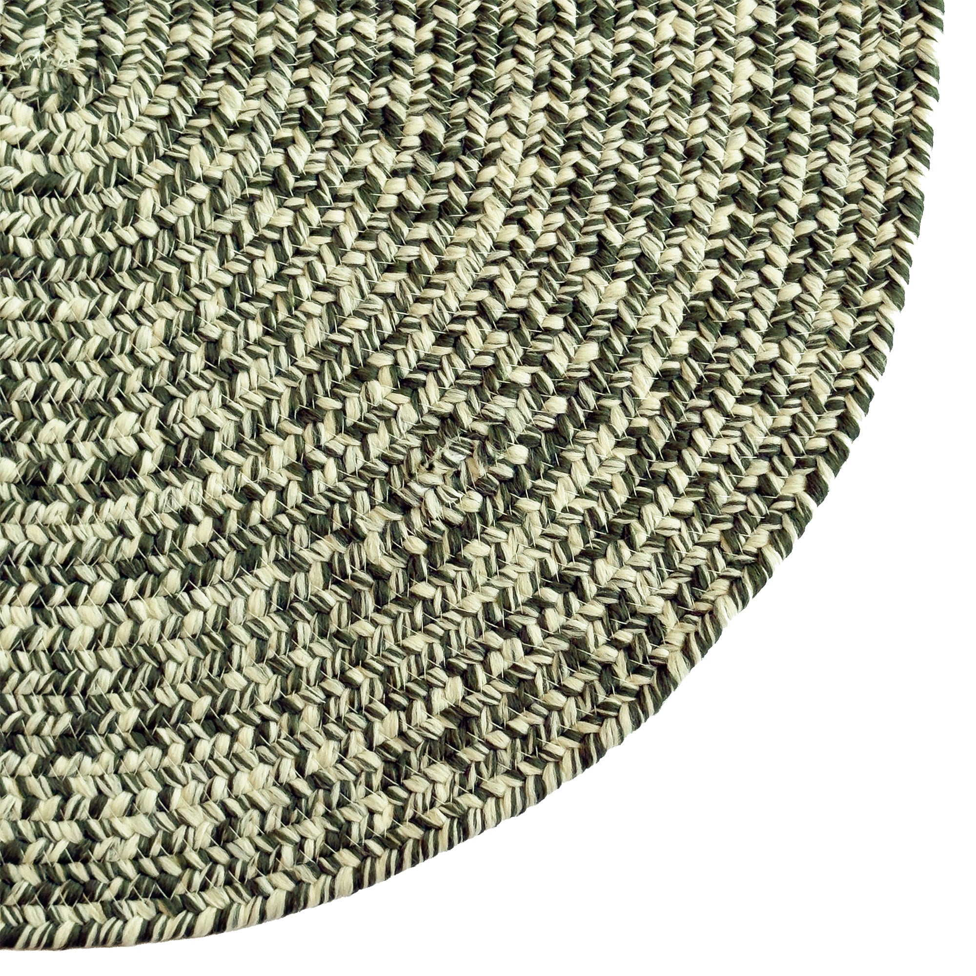 Beach Barn Tweed Seaweed Braided Rug Oval image